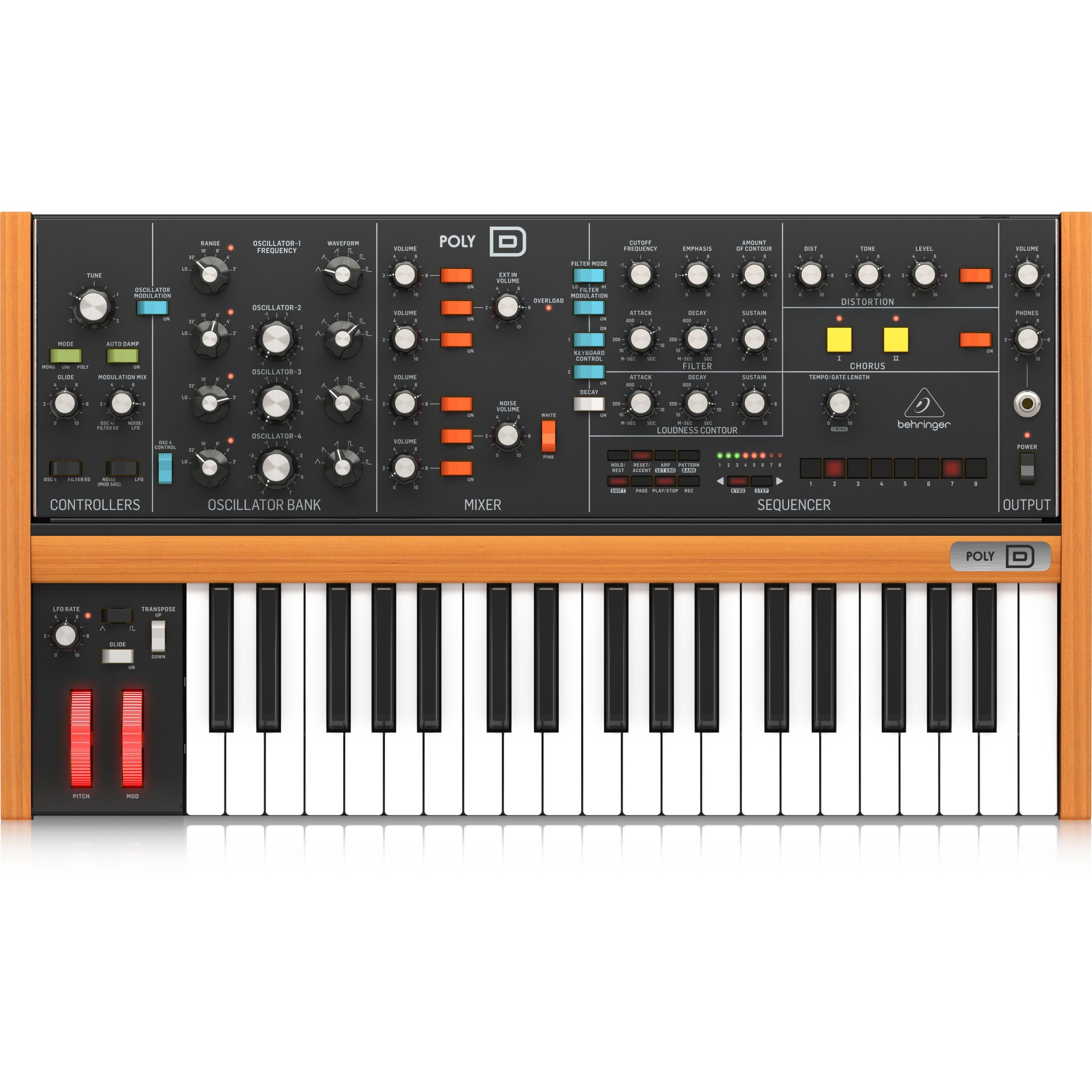 Behringer Synthesizer (Poly D, Synthesizer, Analog Synthesizer), Poly D - Analog Synthesizer
