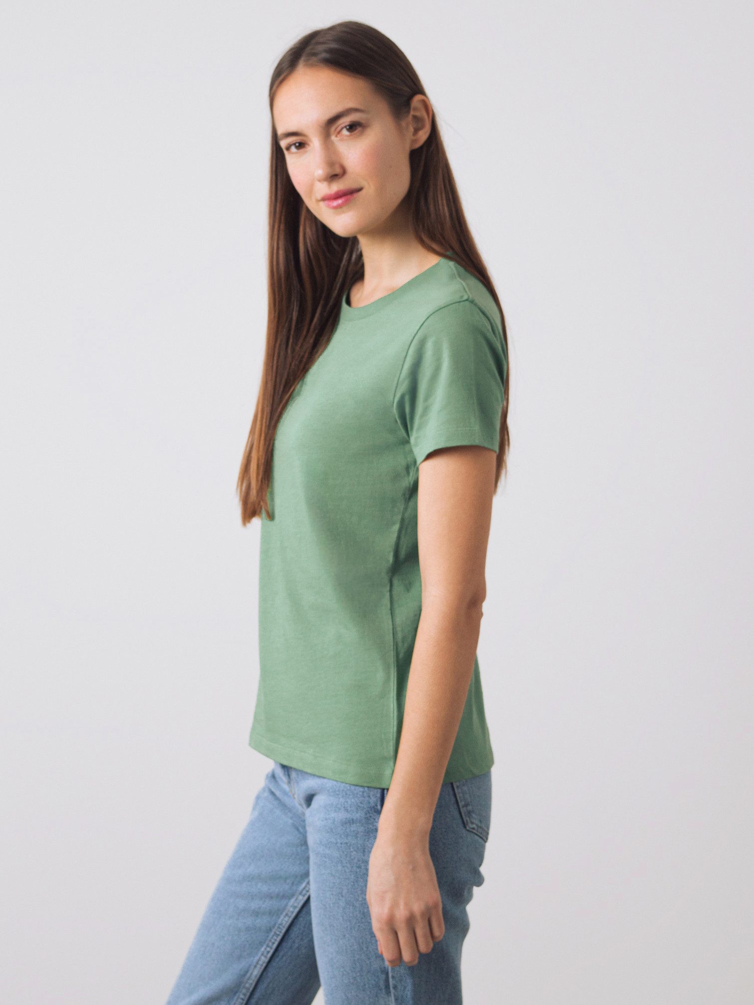 HONEST BASICS Rundhalsshirt W aus OCS günstig online kaufen