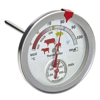 TFA Dostmann Backofenthermometer Braten / Ofenthermometer TFA 14.1027 Einstich Thermometer