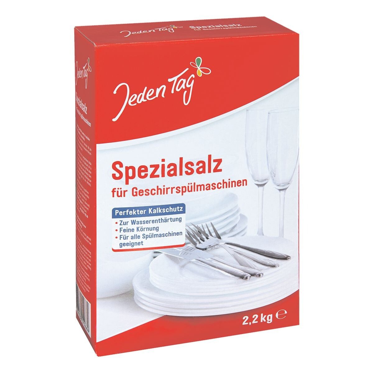 Jeden Tag Spülmaschinensalz (2,2 kg)