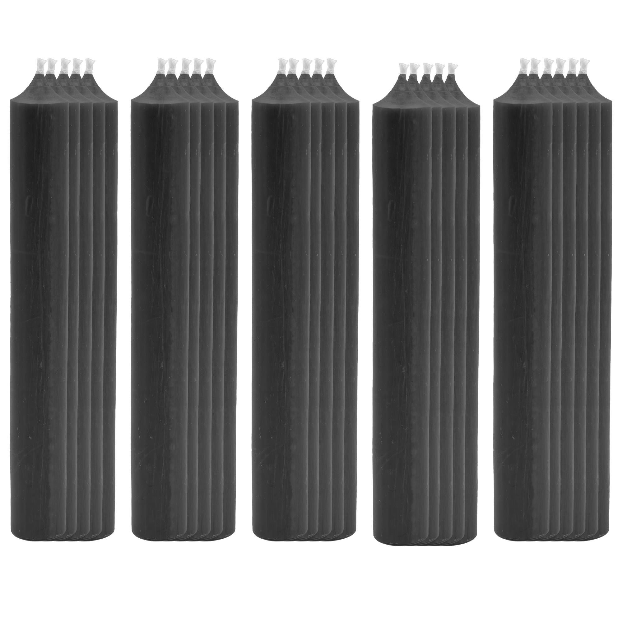 TSB Werk Spitzkerze 25x Stabkerze Tischkerze Wachskerze Durchgefärbt, Tropffrei, Kerze, 180 x 22mm, Set