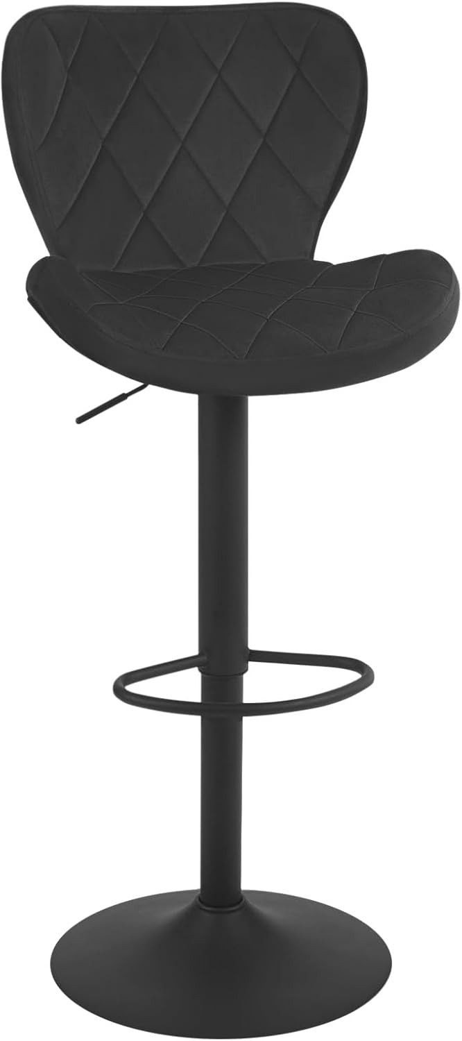 Woltu Barhocker, höhenverstellbar, Drehhocker ergonomisch, für Bar Bistro Kücheninsel