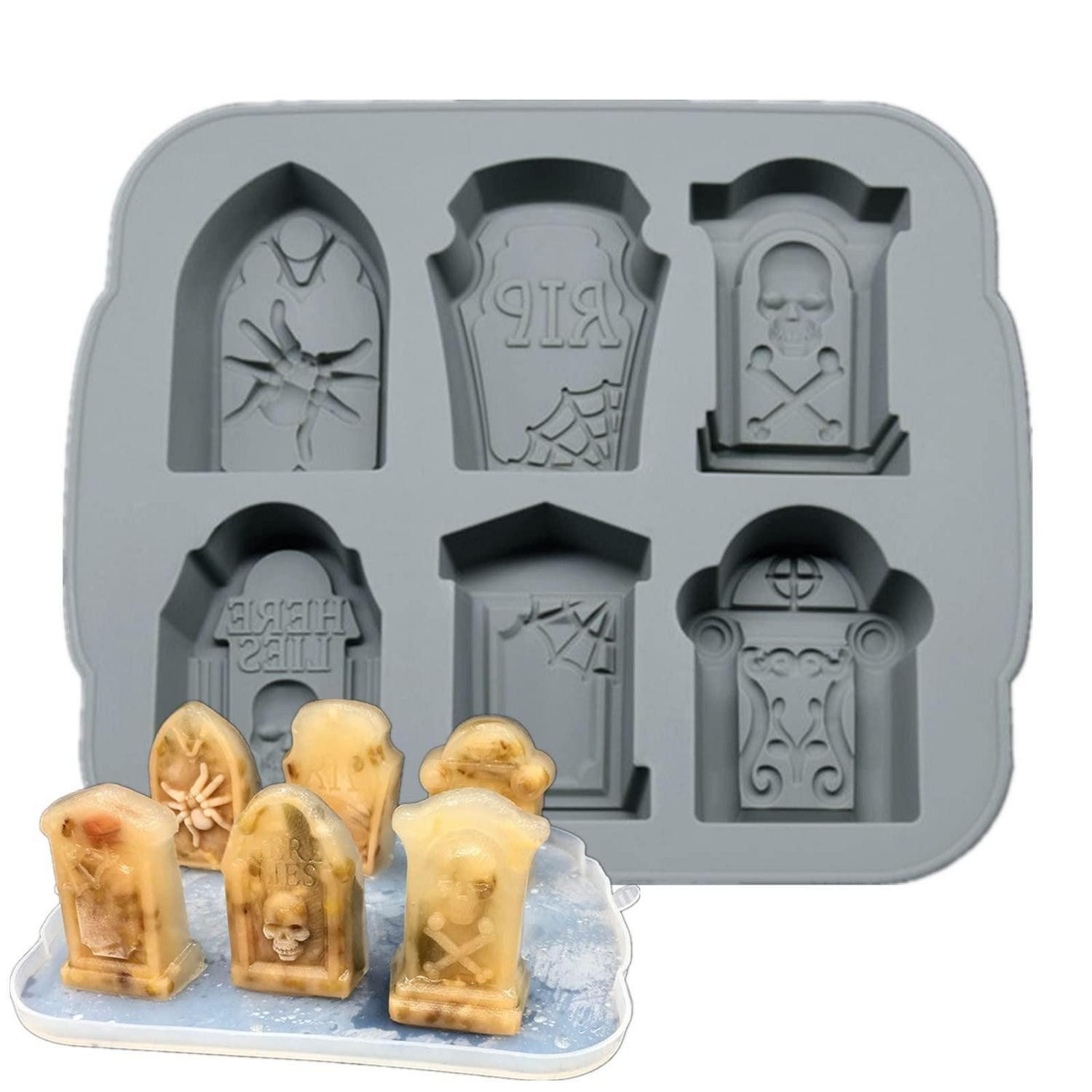 LuxusKollektion Eiswürfelform Grabstein Silikonform Eis / Kuchen, (1-tlg)