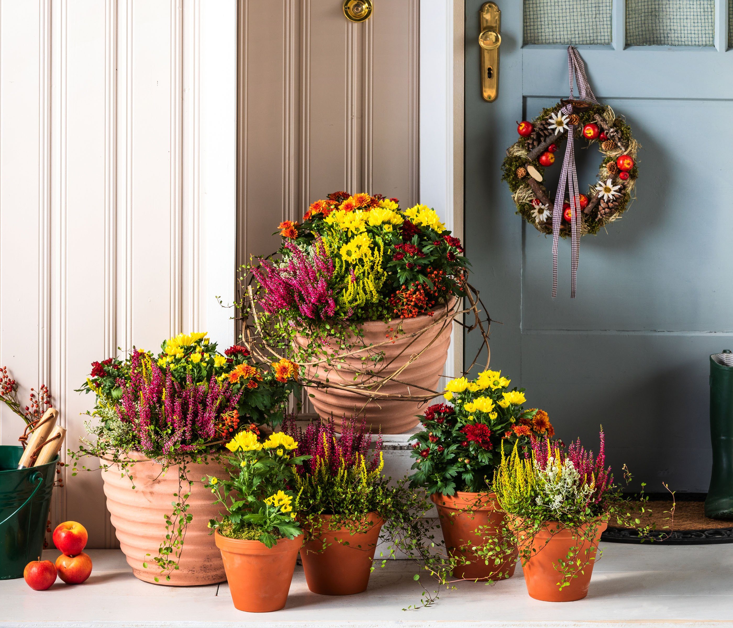 Vasar Blumentopf Pflanztopf Murano, frostbeständiger Kunststoff, hochwertige und wetterfester Blumentopf, Optik wirkt wie Terrakotta