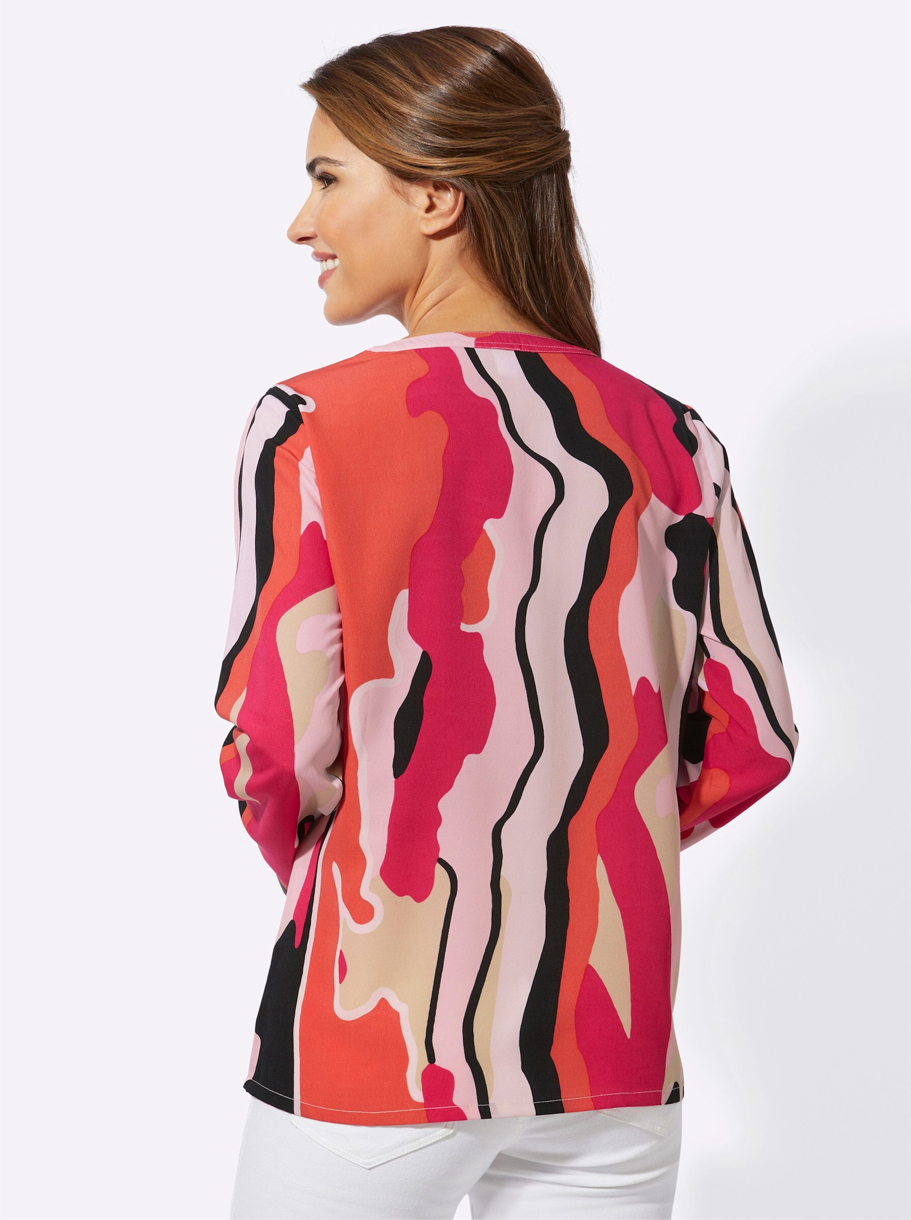 Sieh an! Klassische Bluse Schlupfbluse günstig online kaufen