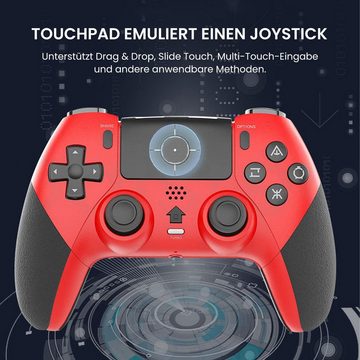 MAGICSHE Controller für PS4/PC Kabelloses Bluetooth Gamepad 800mAh Gaming-Controller