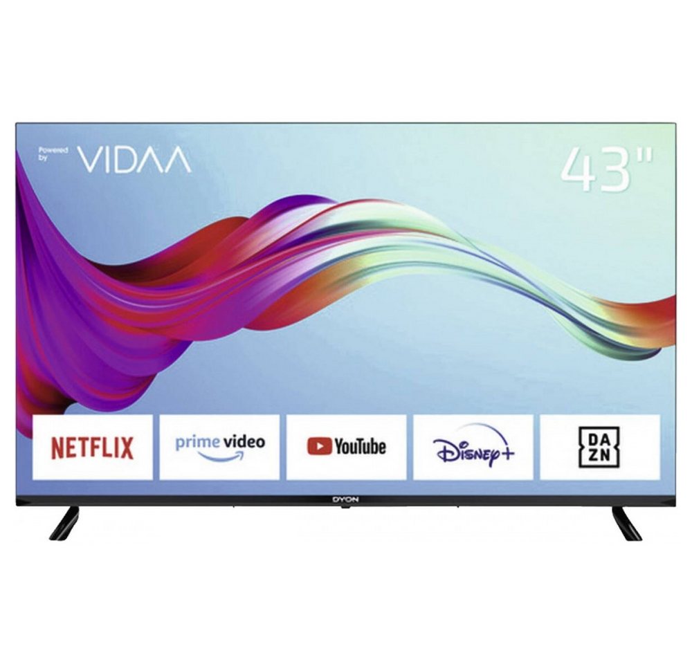 Dyon SMART 43 VX LED-Fernseher (43 Zoll, Full HD) schwarz ! RABATT: 42.42% Dyon SMART 43 VX LED-Fernseher (43 Zoll, Full HD) schwarz ! RABATT: 42.42%