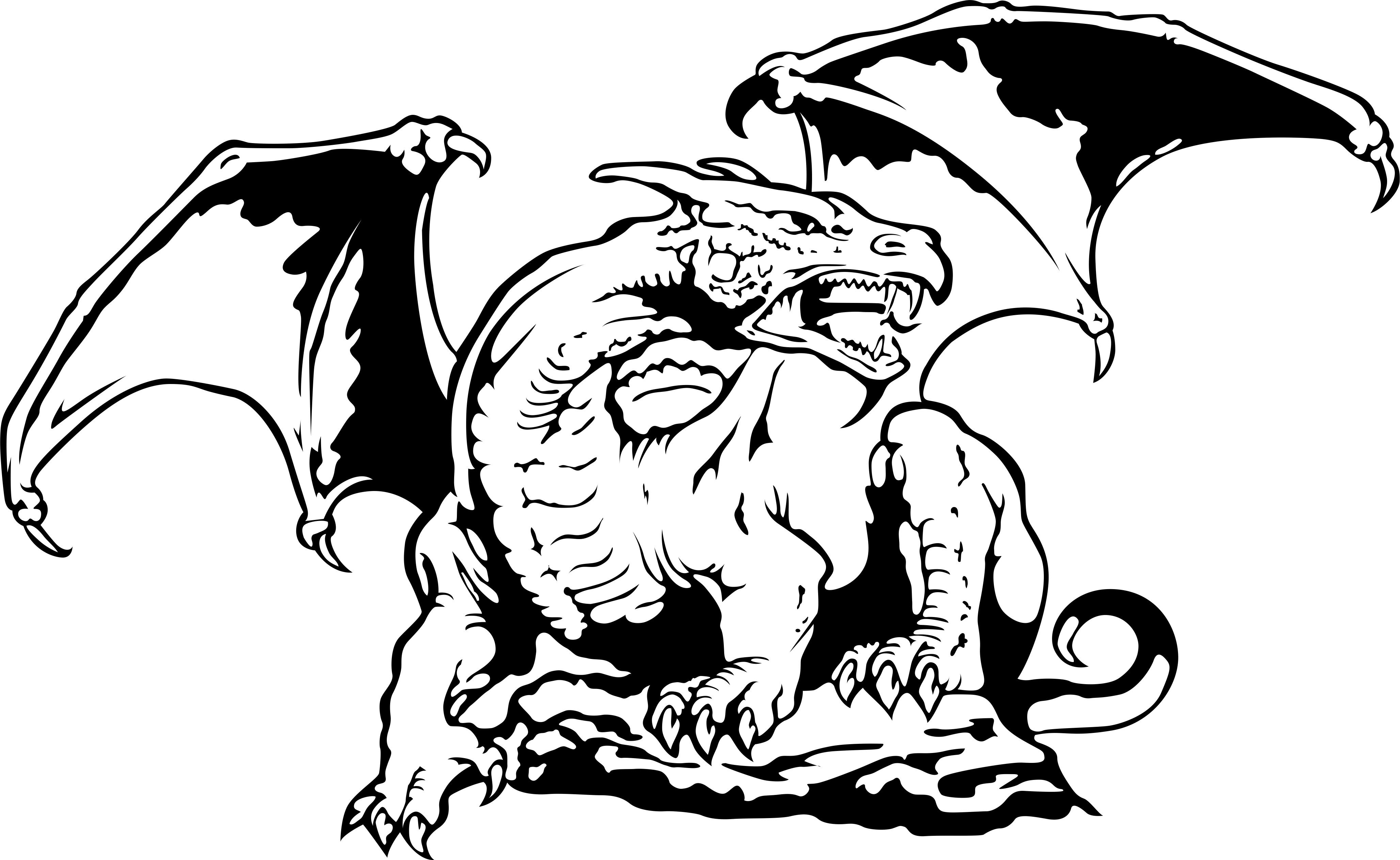 Wandtattoodesign Wandtattoo Drache Nr. 4 Variante günstig online kaufen