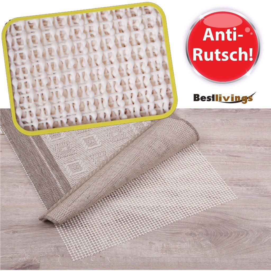 Teppichunterlage Teppiche Antirutsch (1-St), Art, Teppich-Gleitschutz Pro für aller Rutschunterlage Beige Home, Gleitschutz,