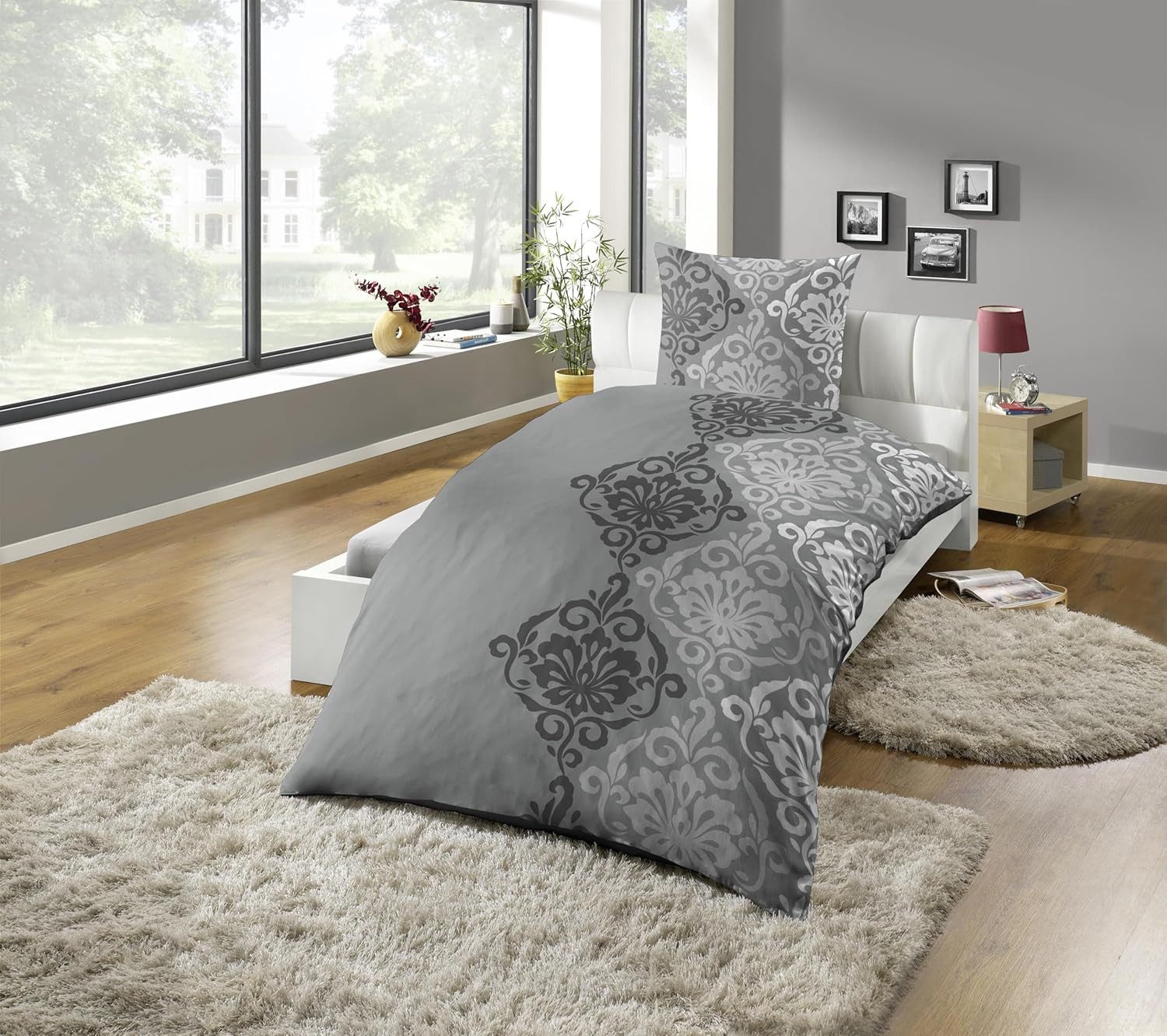 KiNZLER Bettwäsche Bettwäsche Polycotton Flanell Bettwäsche, Polycotton, 2 teilig, besonders weich