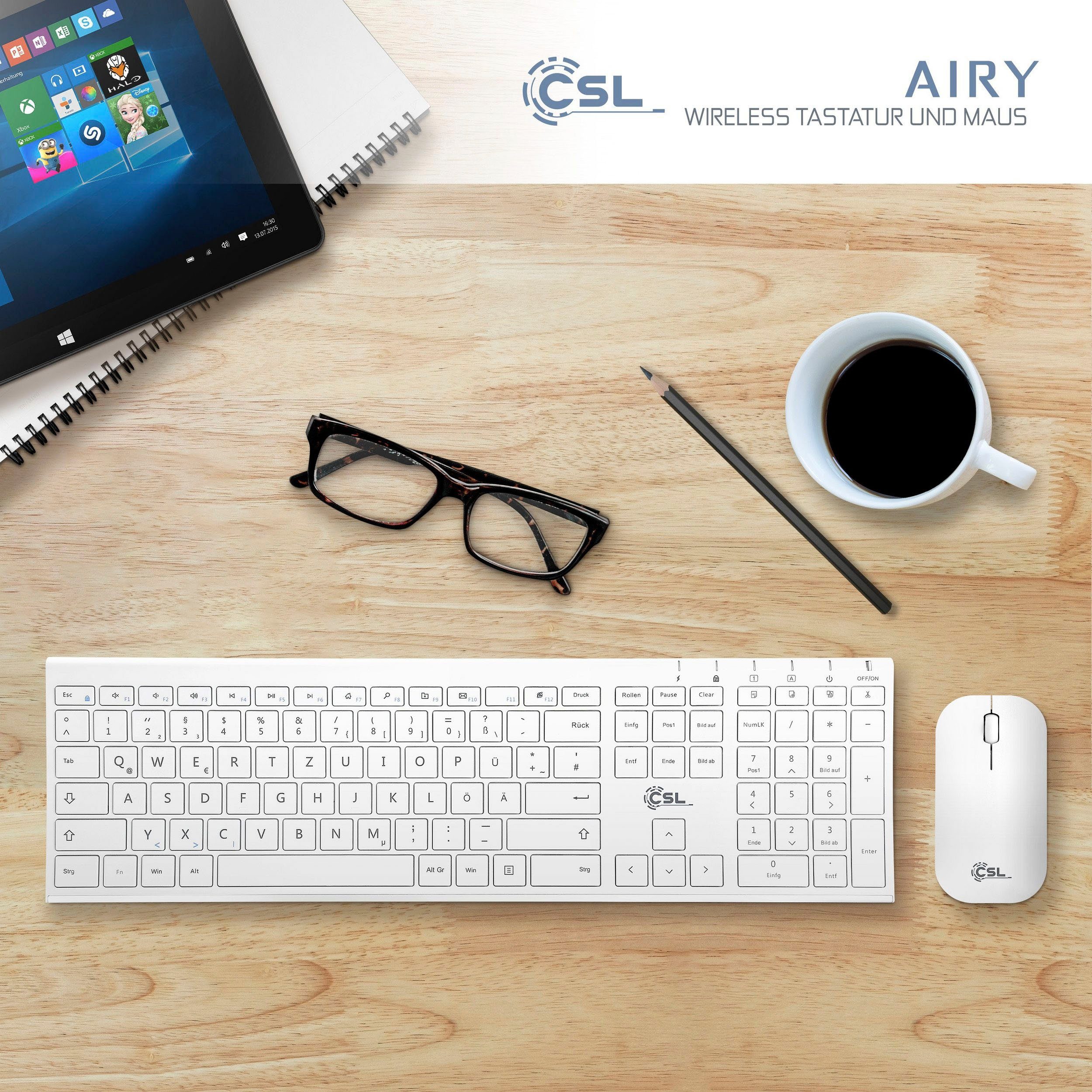 Maus-Set CSL und Tastatur- AIRY