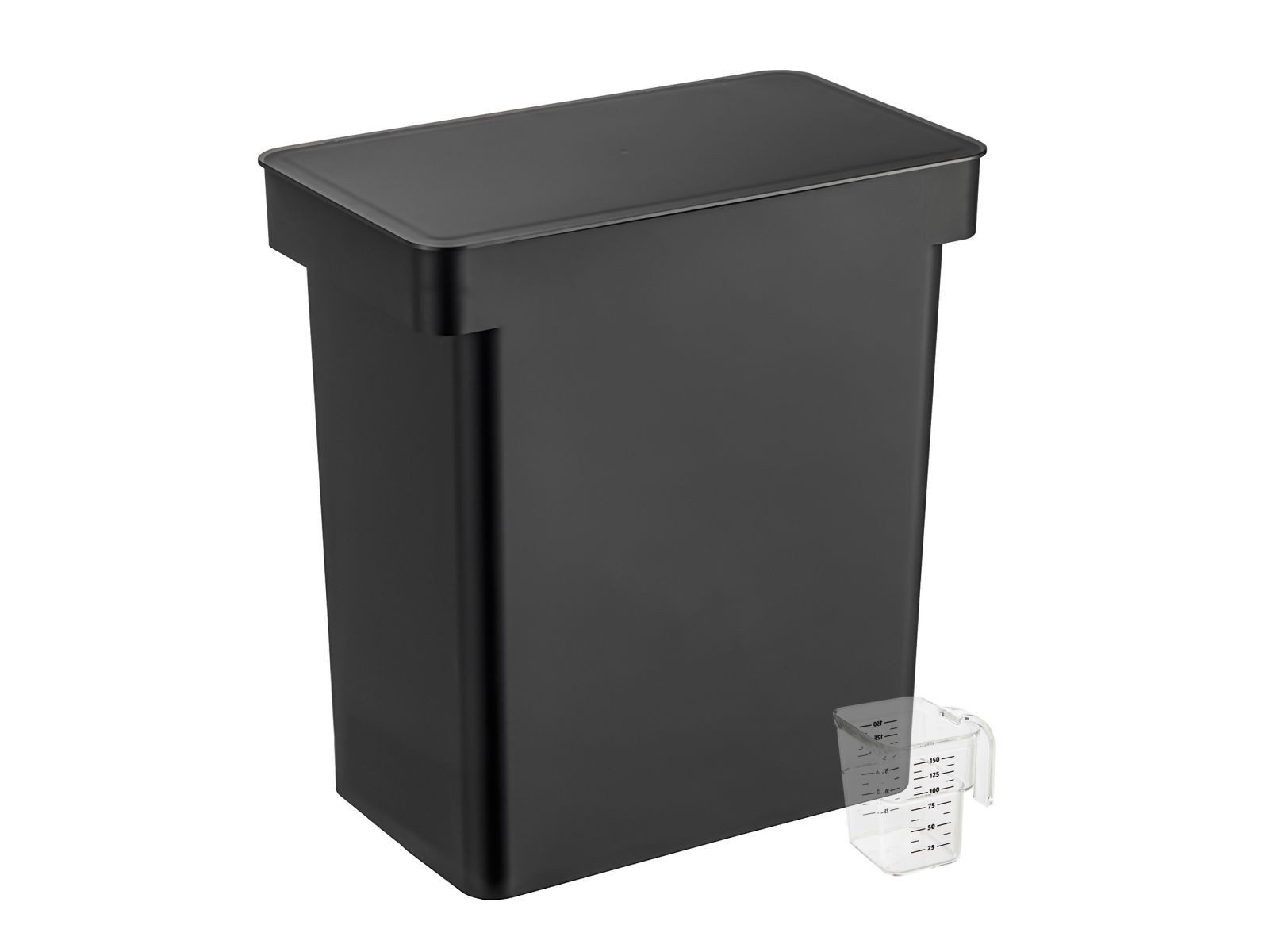 Yamazaki Futterbehälter Tower Hundefutter Aufbewahrung Box luftdicht Hundefutterbox Hund, Kunststoff, Aufbewahrung für Trockenfutter, Box für 12kg, luftdicht verschließbar