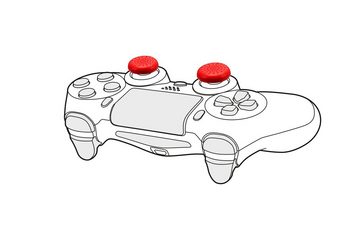 Speedlink STIX Controller Cap Set Analog-Stick-Aufsätze Zubehör PlayStation 4 (für PS5/PS4/Switch multicolor)