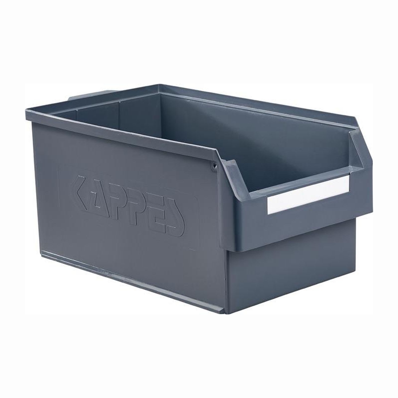 KAPPES Aufbewahrungsbox KAPPES Sichtlagerkasten L 500 x B 300 x H 250 mm grau - 6001.00.0...