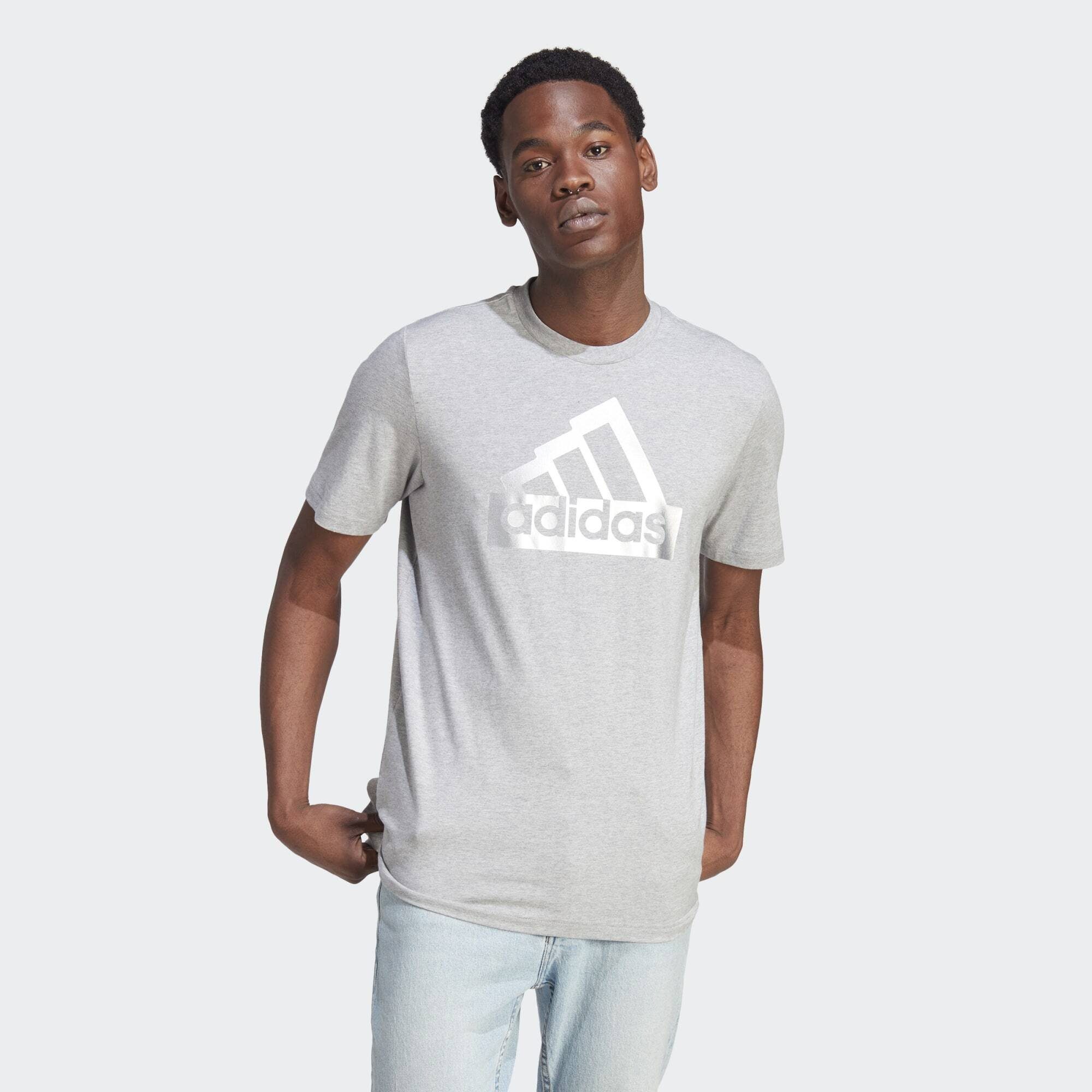 adidas Sportswear T-Shirt SPORTSWEAR FUTURE ICONS METALLIC T-SHIRT | T-Shirts
