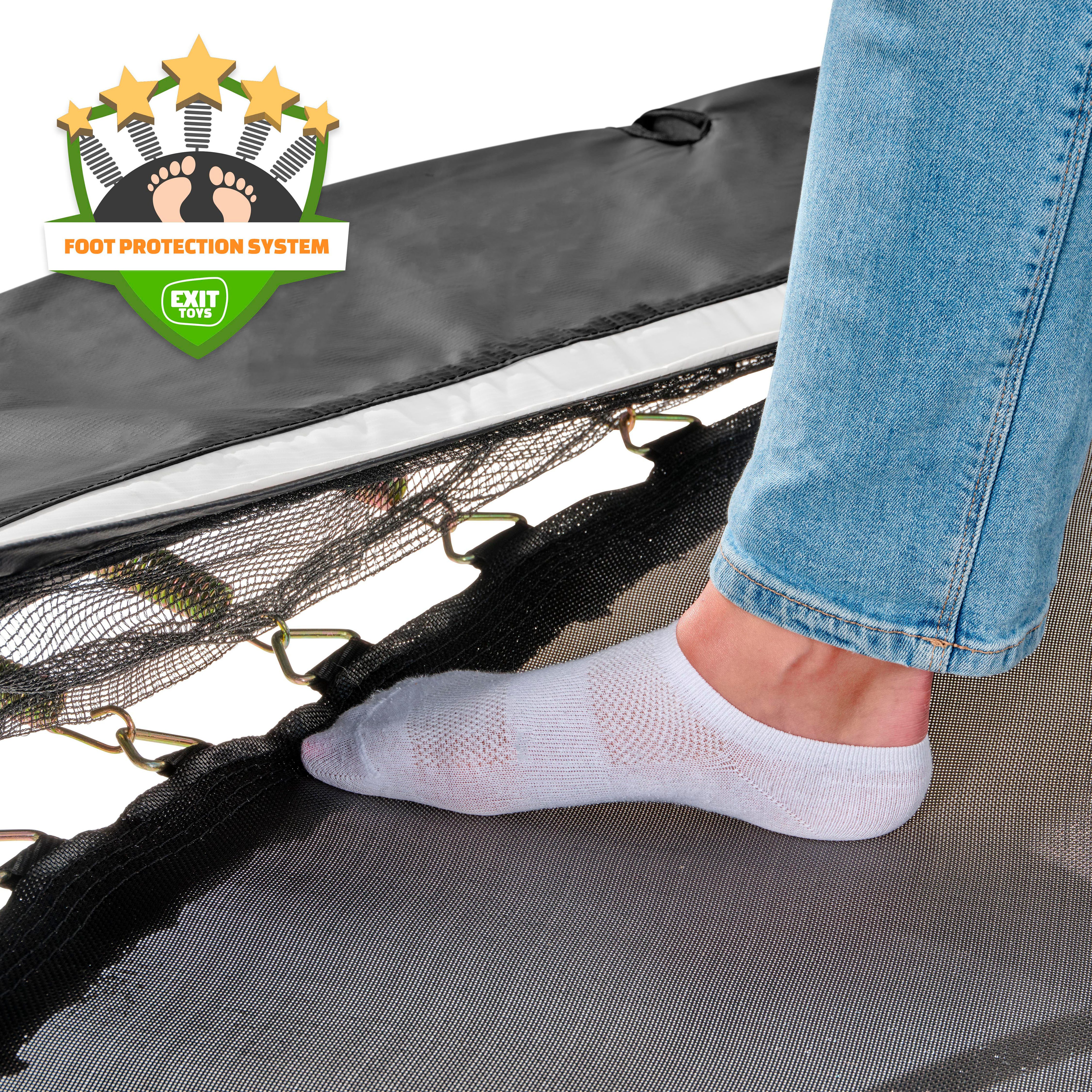 EXIT Gartentrampolin Allure Classic, mit Sicherheitsnetz