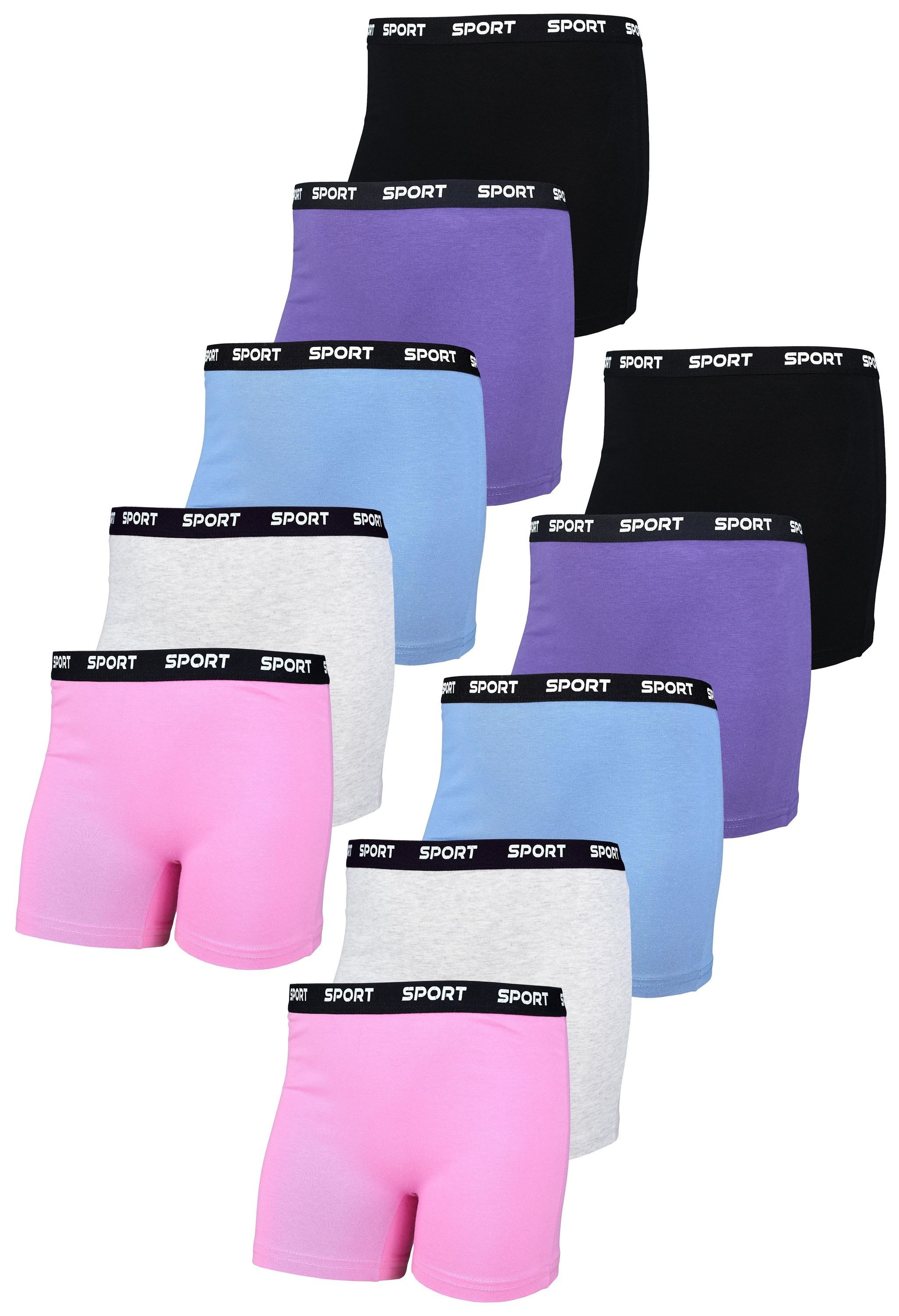 TupTam Boxershorts TupTam Unterhosen Mädchen Shorts 10er Pack