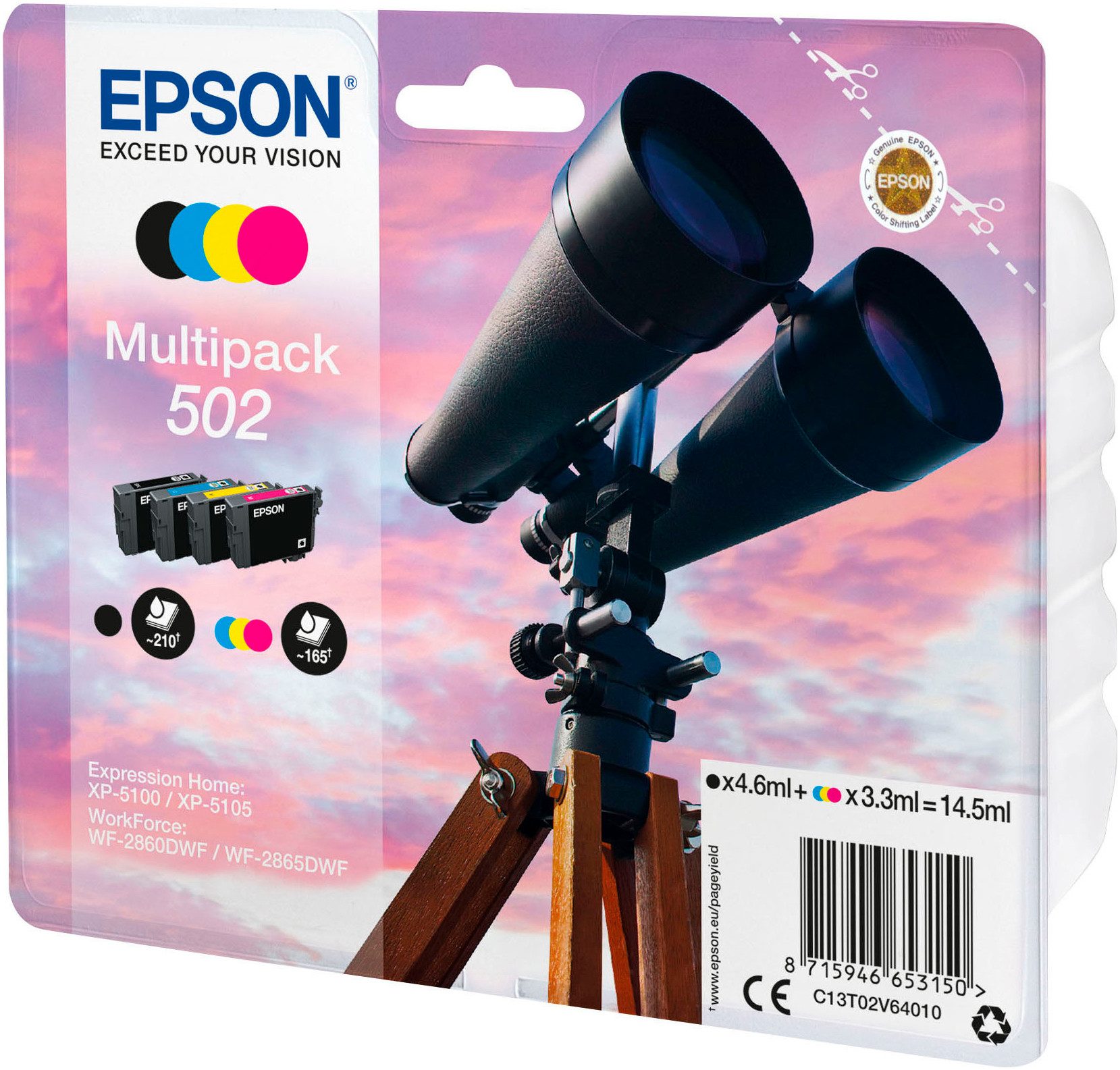 Epson 502 Fernglas Tintenpatrone