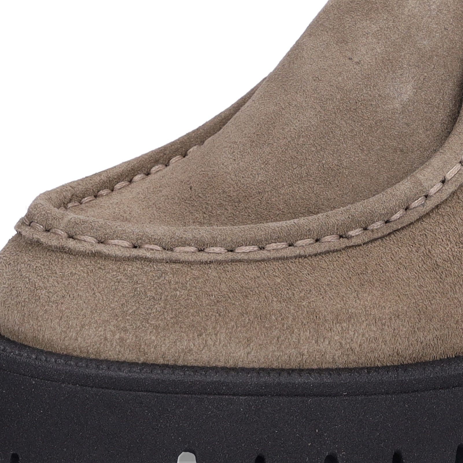 MIDS MINKA Damen Schnürschuh beige aus Veloursleder mit Mokassin-Naht & flexibler Profilsohle – Bild 5 von 5