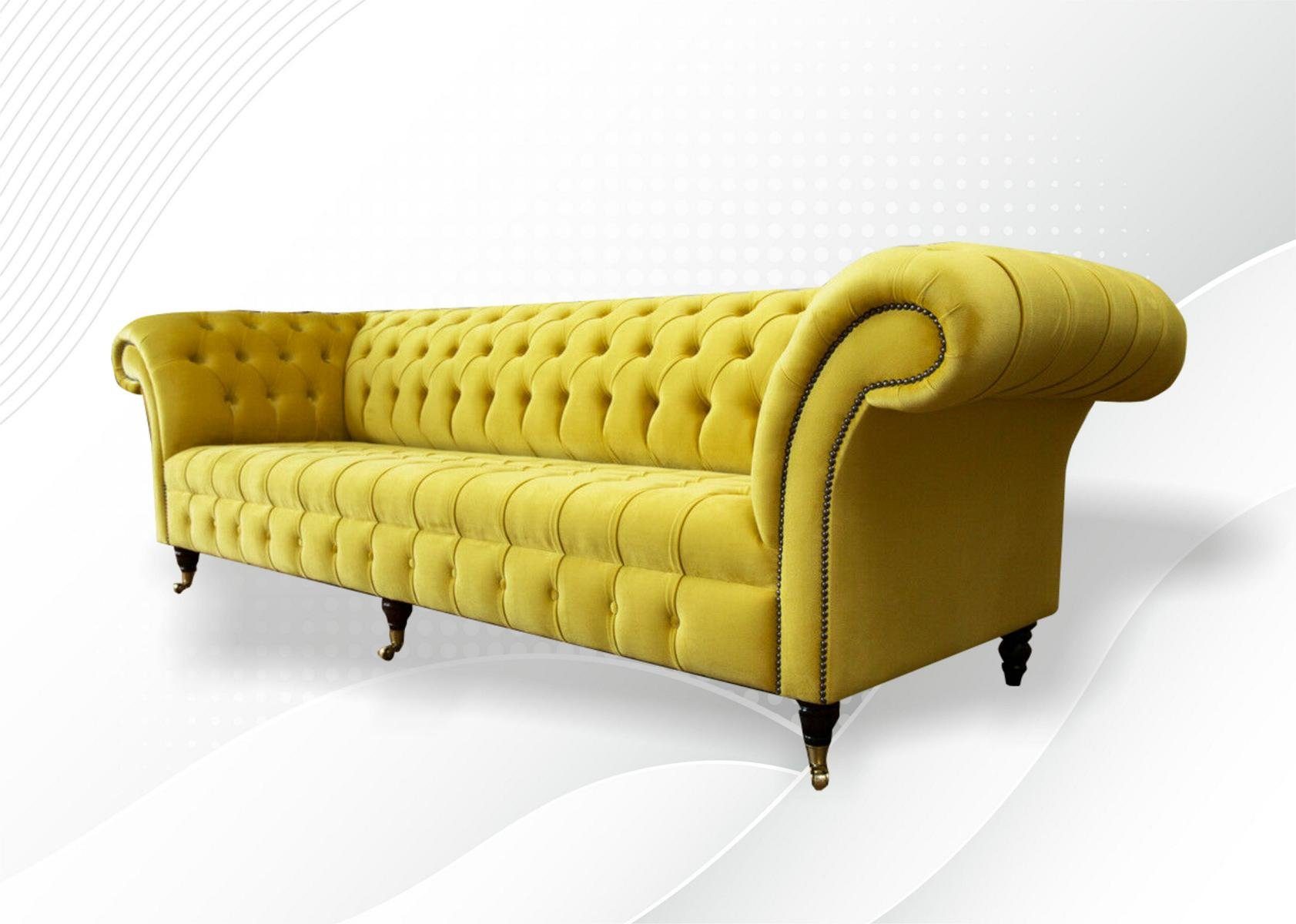 JVmoebel Chesterfield-Sofa, Chesterfield 4 Sitzer Couch 265 Design Sofa Sofa cm