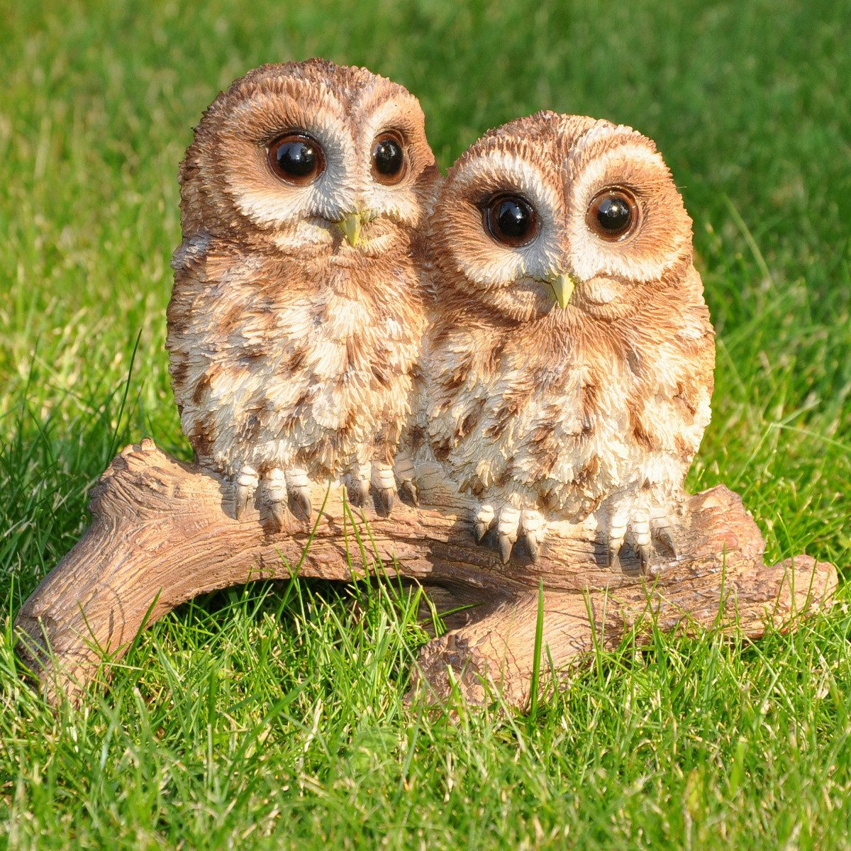 dazikemo Gartenfigur Dekofigur Gartenfigur Eulenpaar 16 x 7 x 12 cm günstig online kaufen