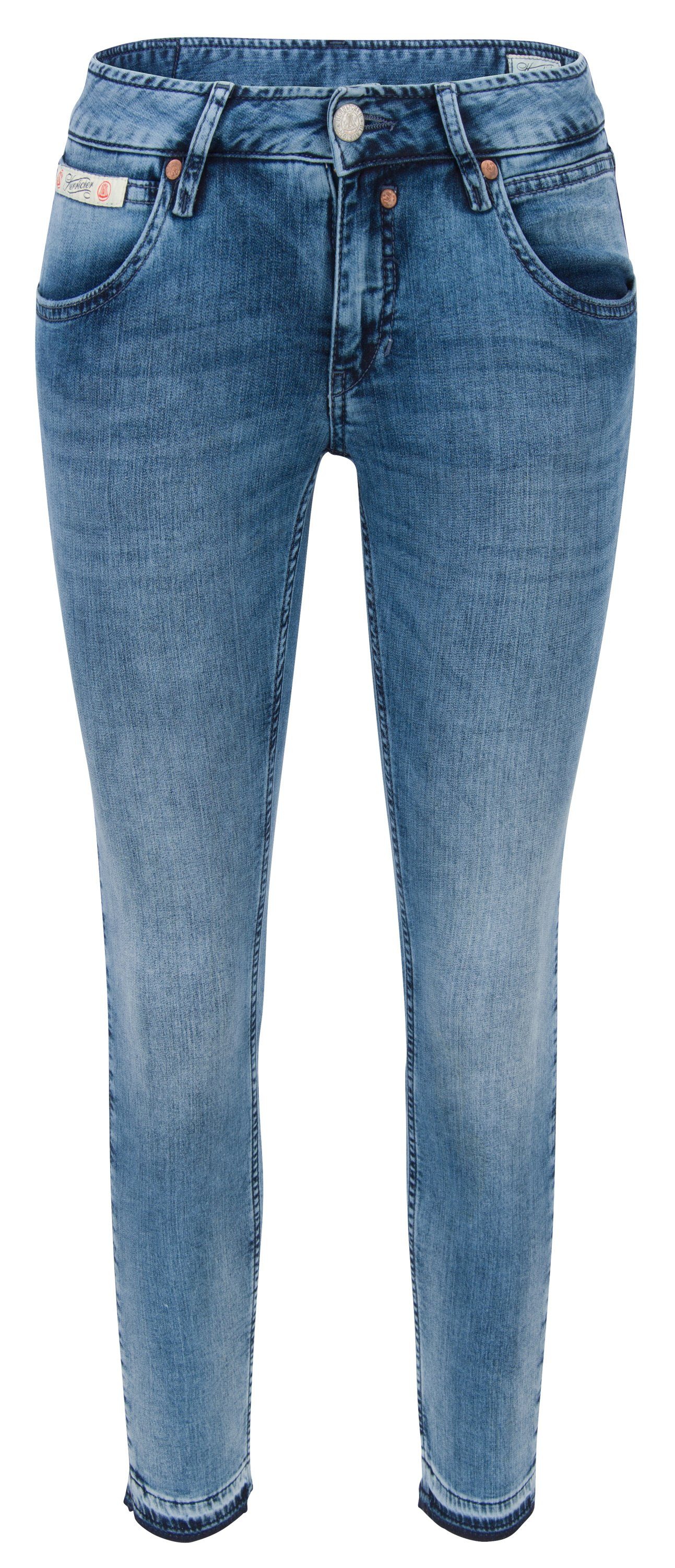 Herrlicher Stretch-Jeans HERRLICHER TOUCH Cropped Jogg Denim medium aged 5320-D9648-682 | Stretchjeans