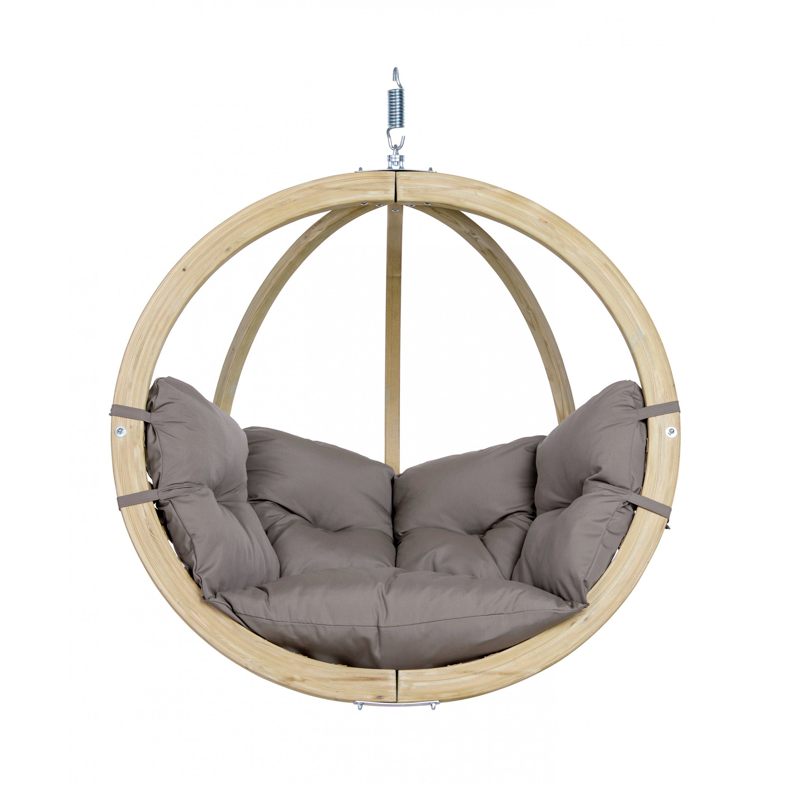 Amazonas Hängematte AMAZONAS Hängesessel Globo Chair Taupe inkl. Sitzkissen und
