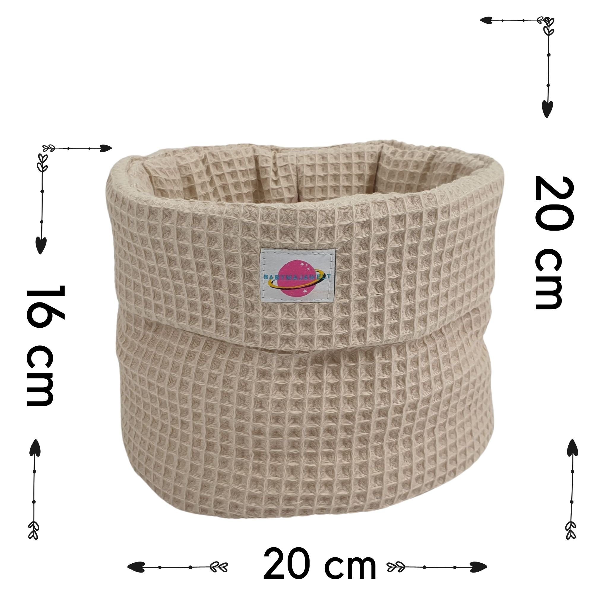 Babymajawelt Aufbewahrungskorb Stoffkorb Waffel Organizer Utensilio günstig online kaufen