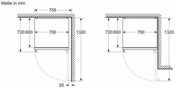 BOSCH Kühl-/Gefrierkombination KGN49AIBT, 203 cm hoch, 70 cm breit