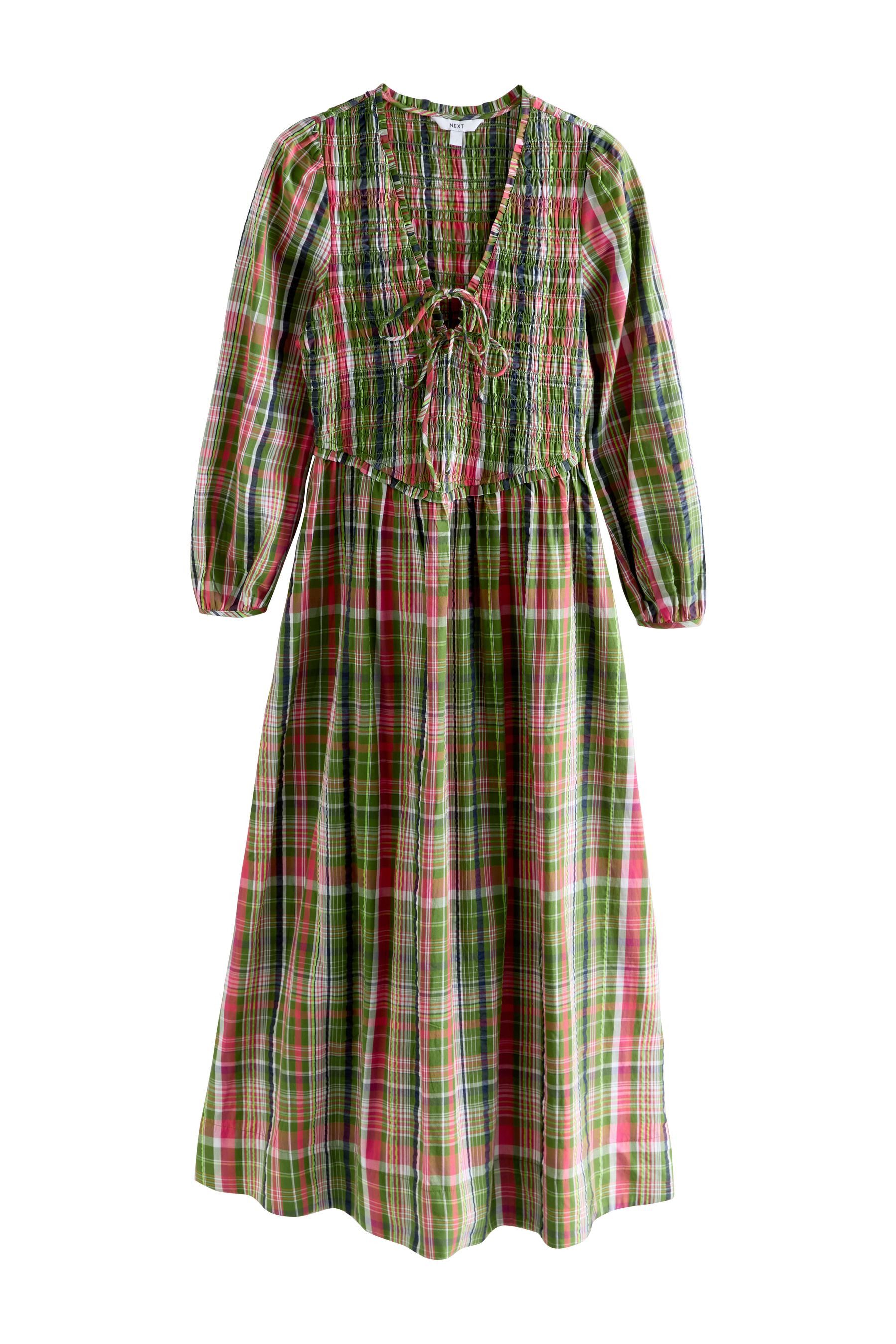 Next Midikleid Langärmeliges Midikleid mit Raffung (1-tlg) günstig online kaufen