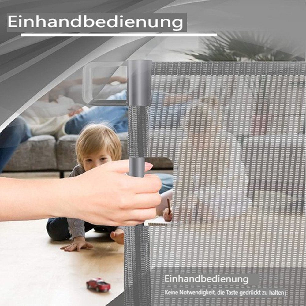 Comomy Türschutzgitter (Türschutzgitter Ausziehbar, Absperrgitter Schutzgit günstig online kaufen