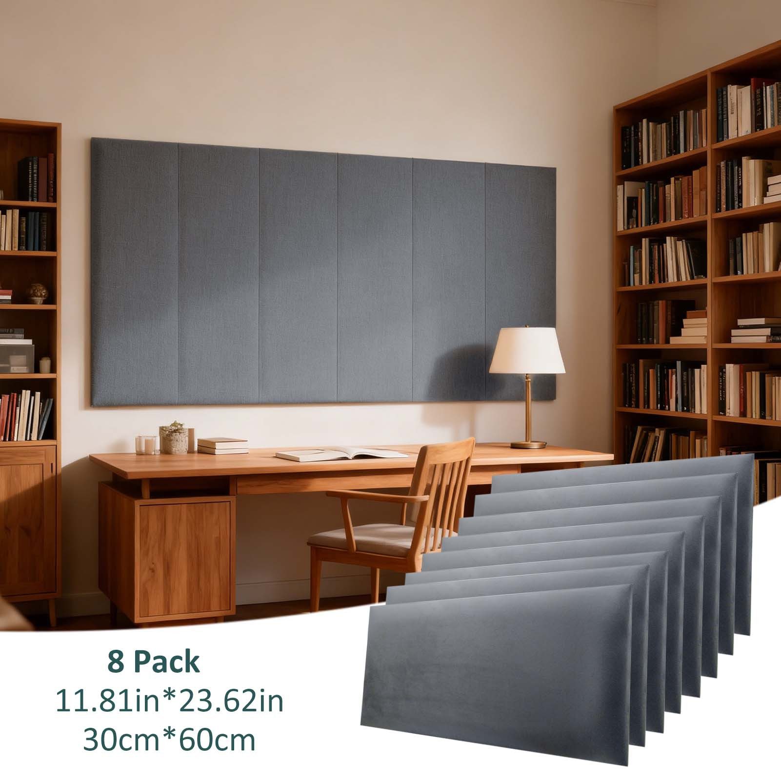 Mejale Wandpolster Wandkissen Wandmontiertes 3D gepolsterte für Schlafzimmer 30x60cm, (8 St)