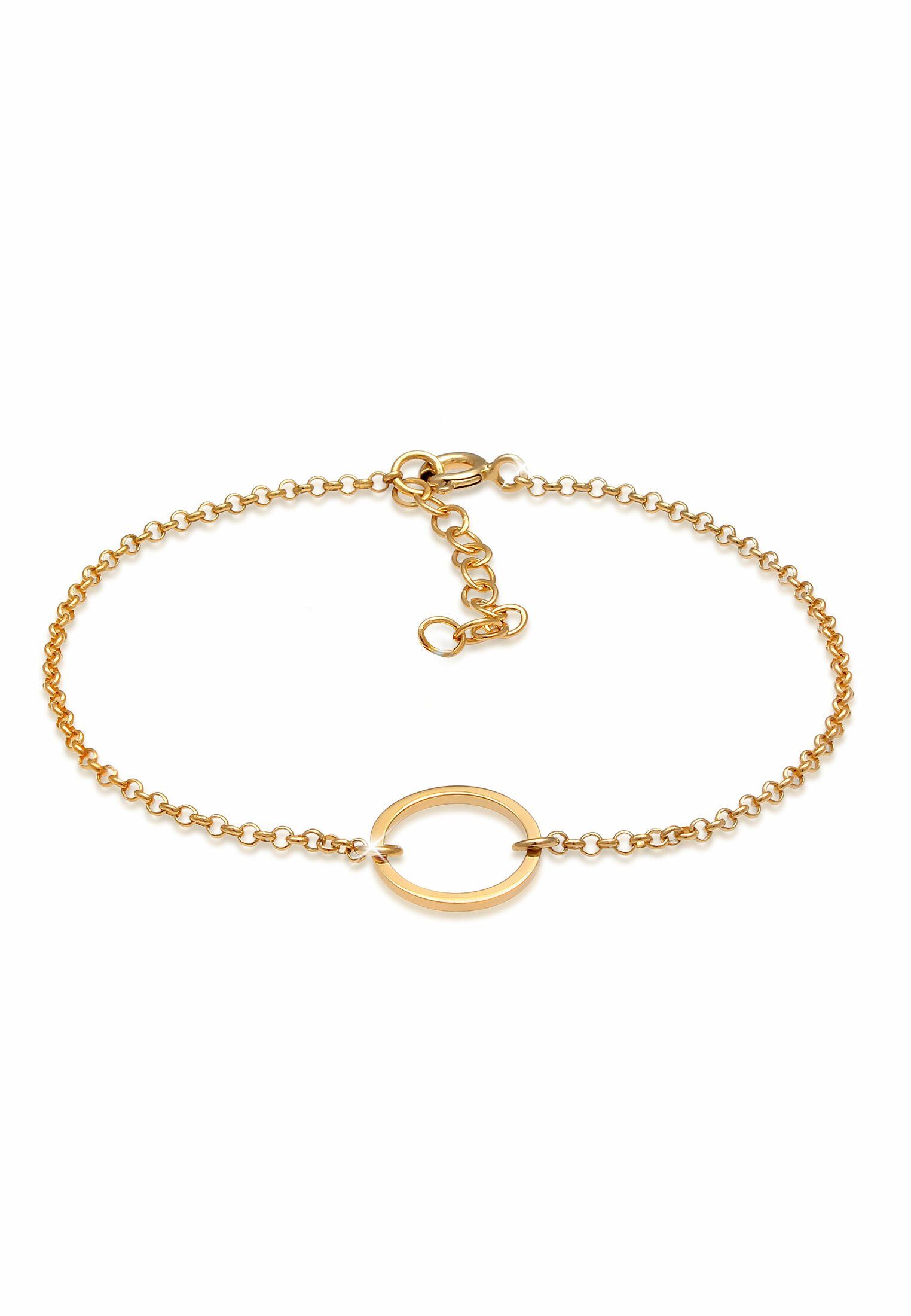 Elli Armband Kreis Circel Ring Rund Trend Geo 925 Silber, Geo Gold