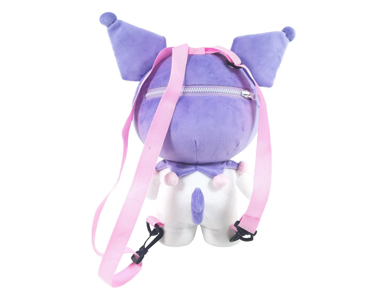 Hello Kitty Kinderrucksack - Kuromi Plüschrucksack Kuschelig mit Reißverschluss (1-tlg)