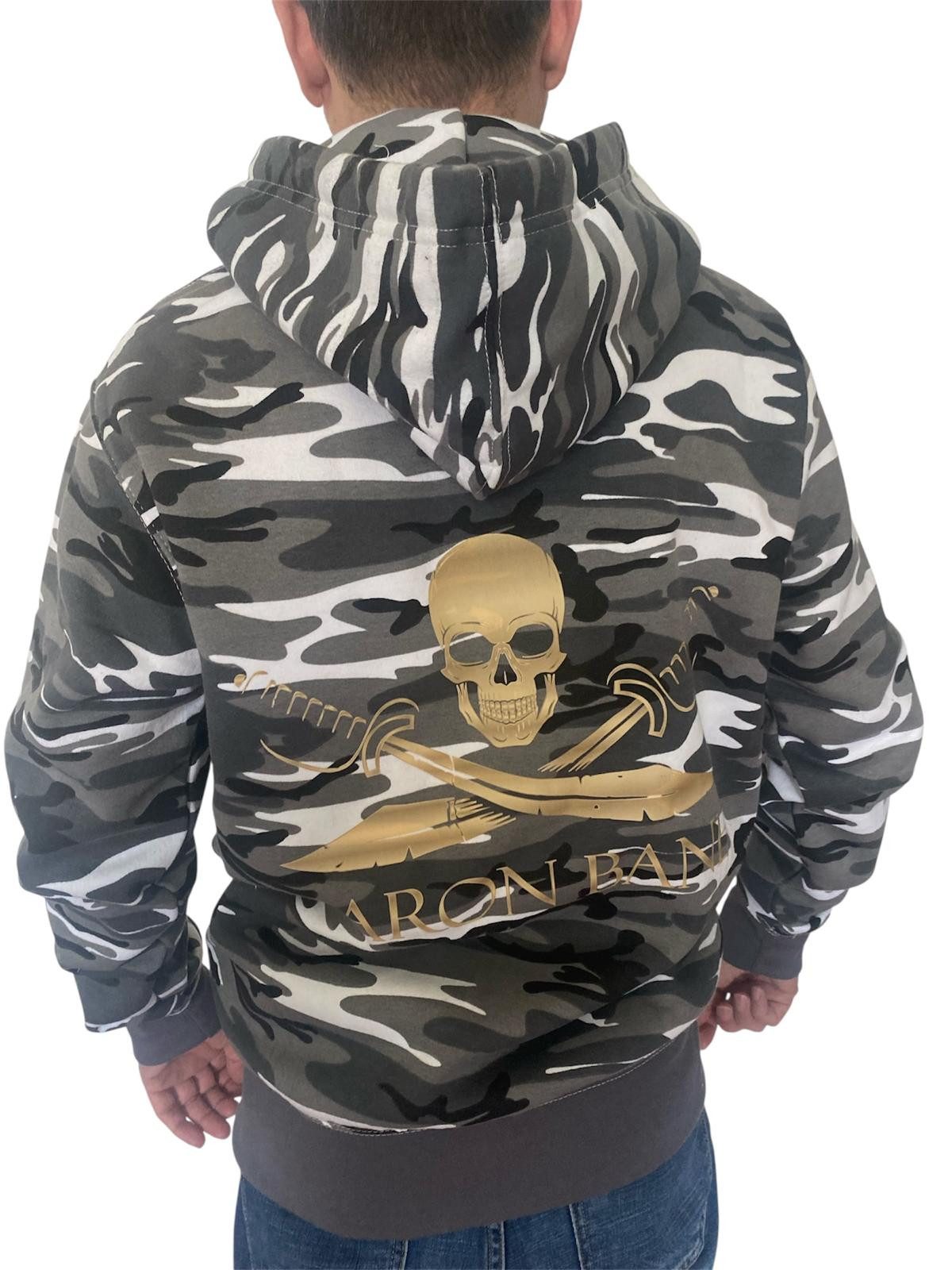 Aaron Bane Hoodie Aaron Bane Camo Zipper Hoodie Herren Kapuzenjacke S–10XL Big Size