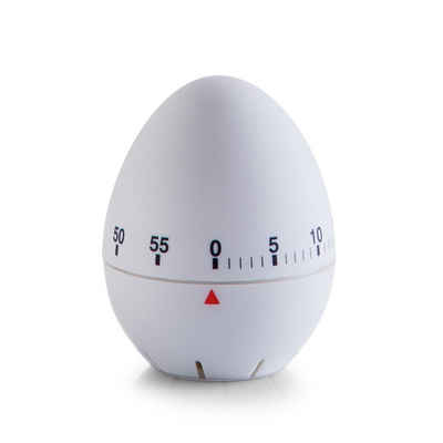 Neuetischkultur Eieruhr Eieruhr Kunststoff Weiß (Stück, 1-St., 1x Eieruhr), Küchentimer Kurzzeitmesser