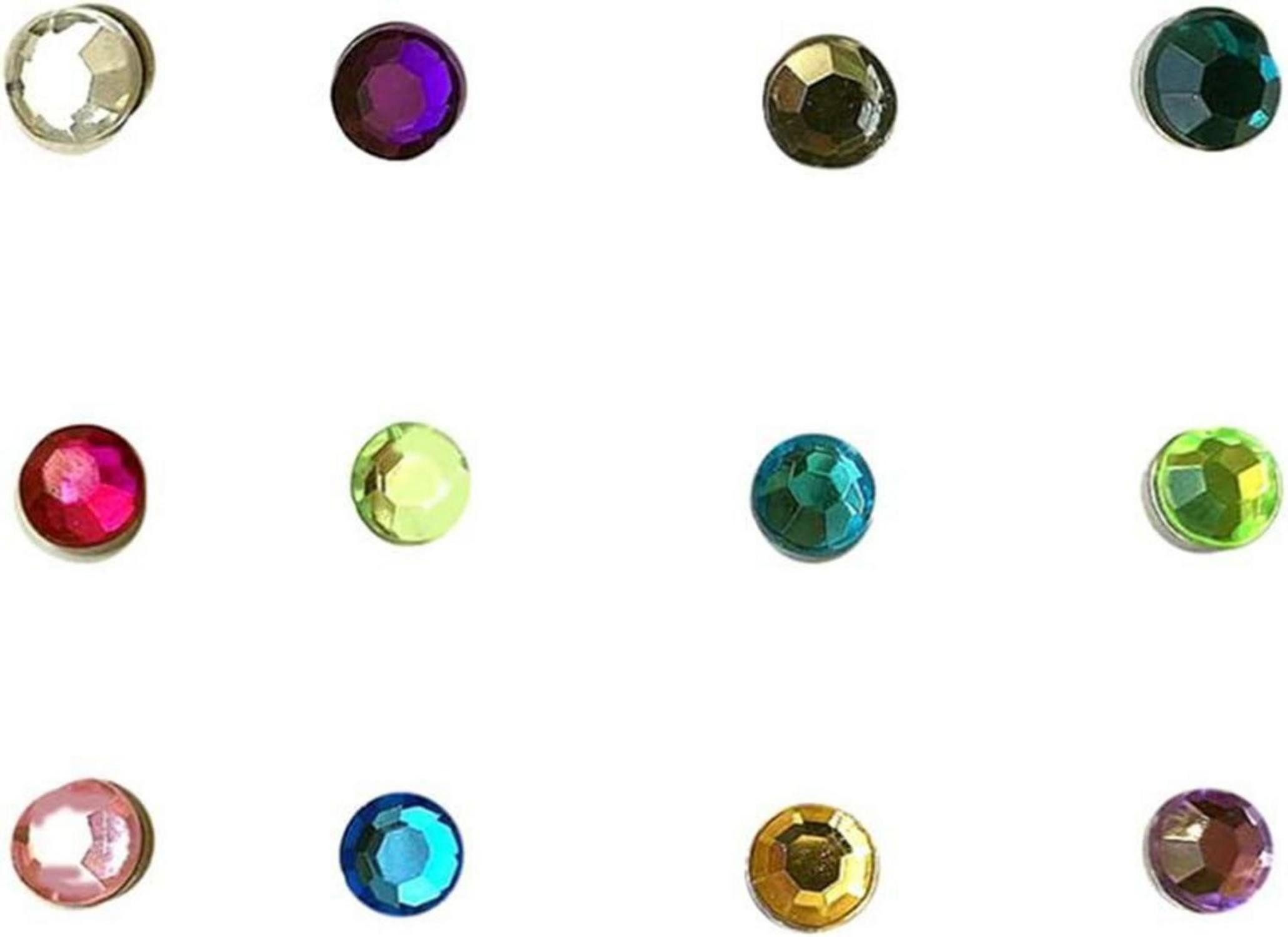 Weinglas 12er Set Magnetische Weinglas Marker Kristall Design für Cocktails