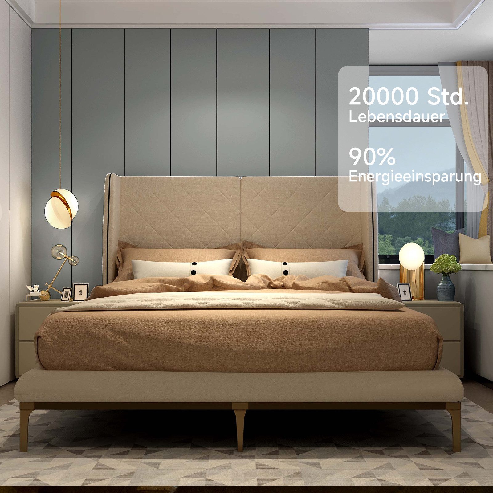 ZMH LED-Leuchtmittel 4W Warmweiß Kein Flimmern Energiesparlampe für Wohnzim günstig online kaufen