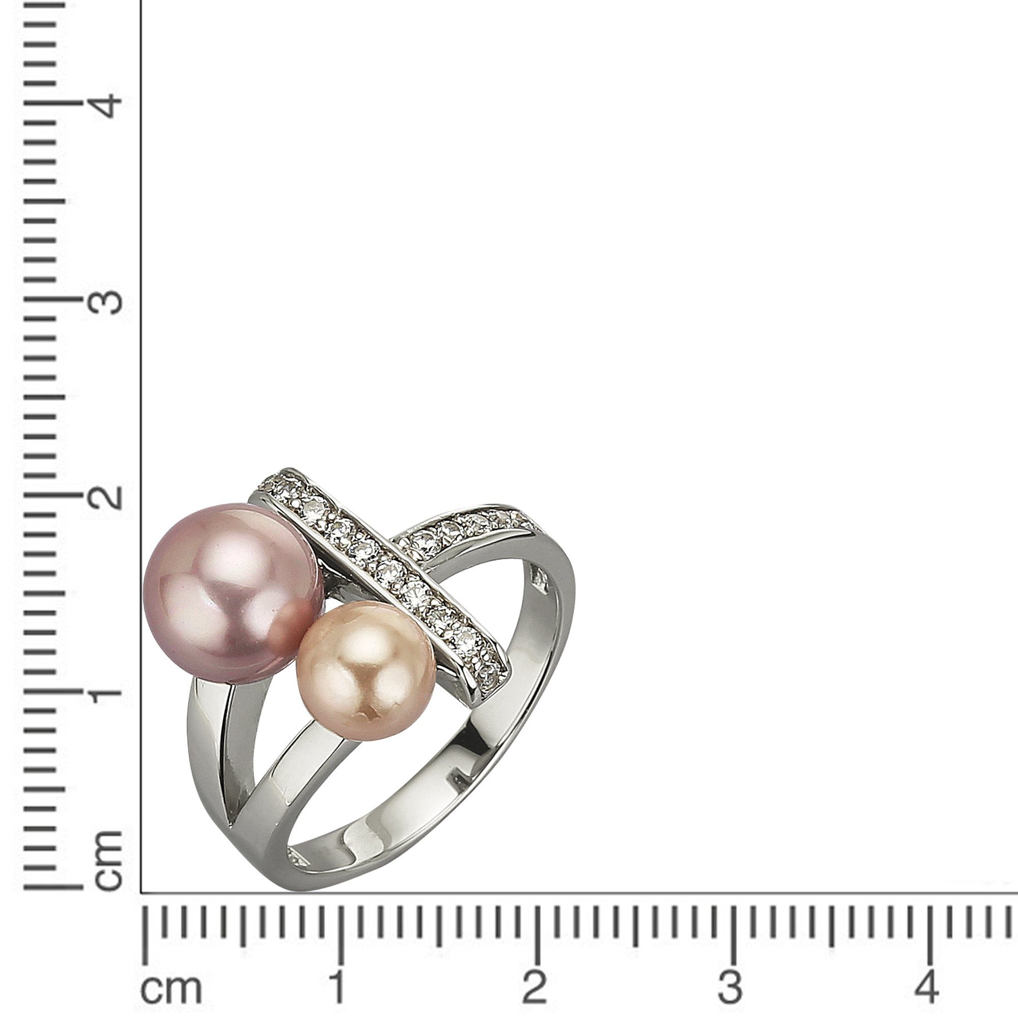 Zeeme Fingerring Silber 925 mit 2 günstig online kaufen