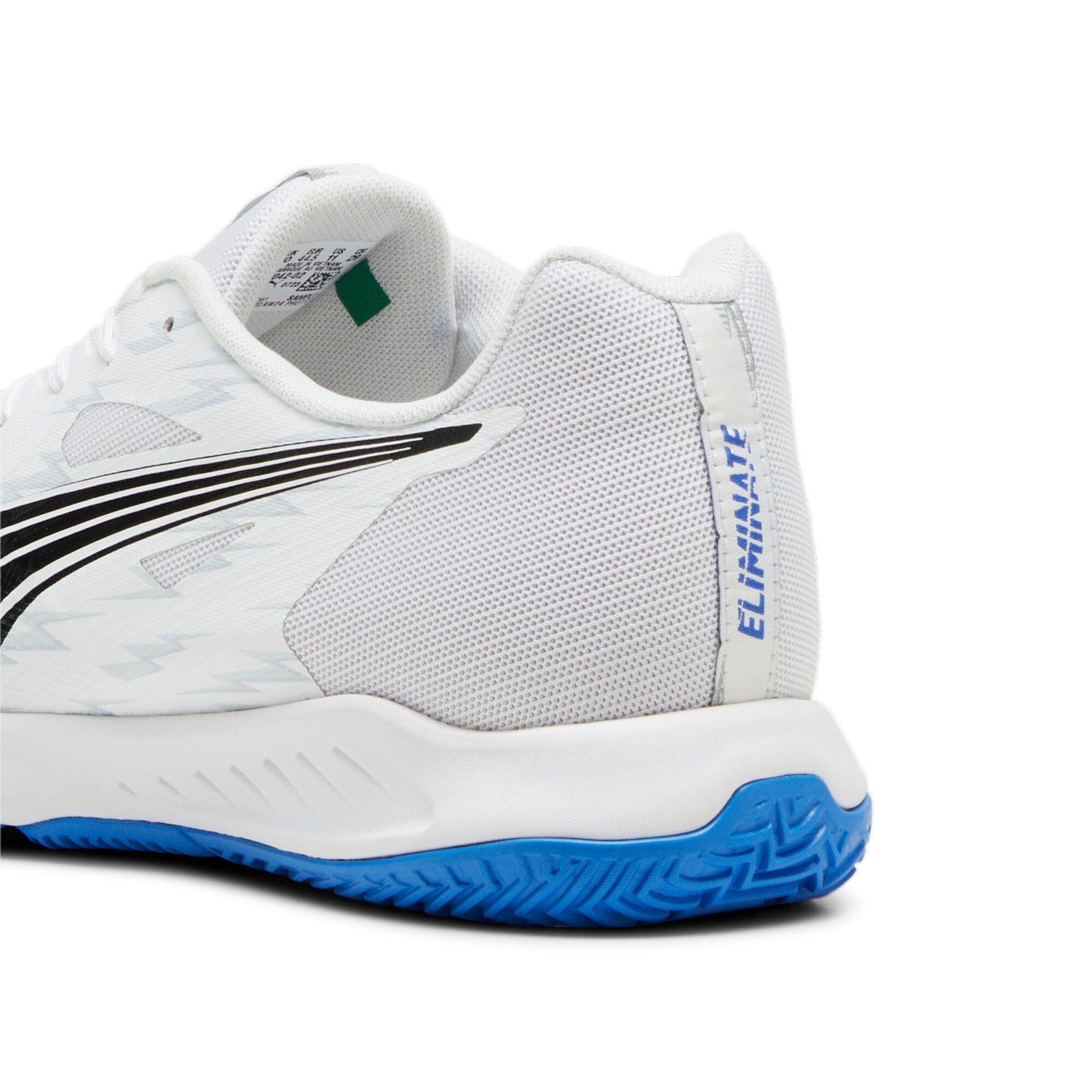 PUMA Hallen-Indoorschuhe Eliminate Turbo 2024 weiss/blau Herren Badmintonschuh