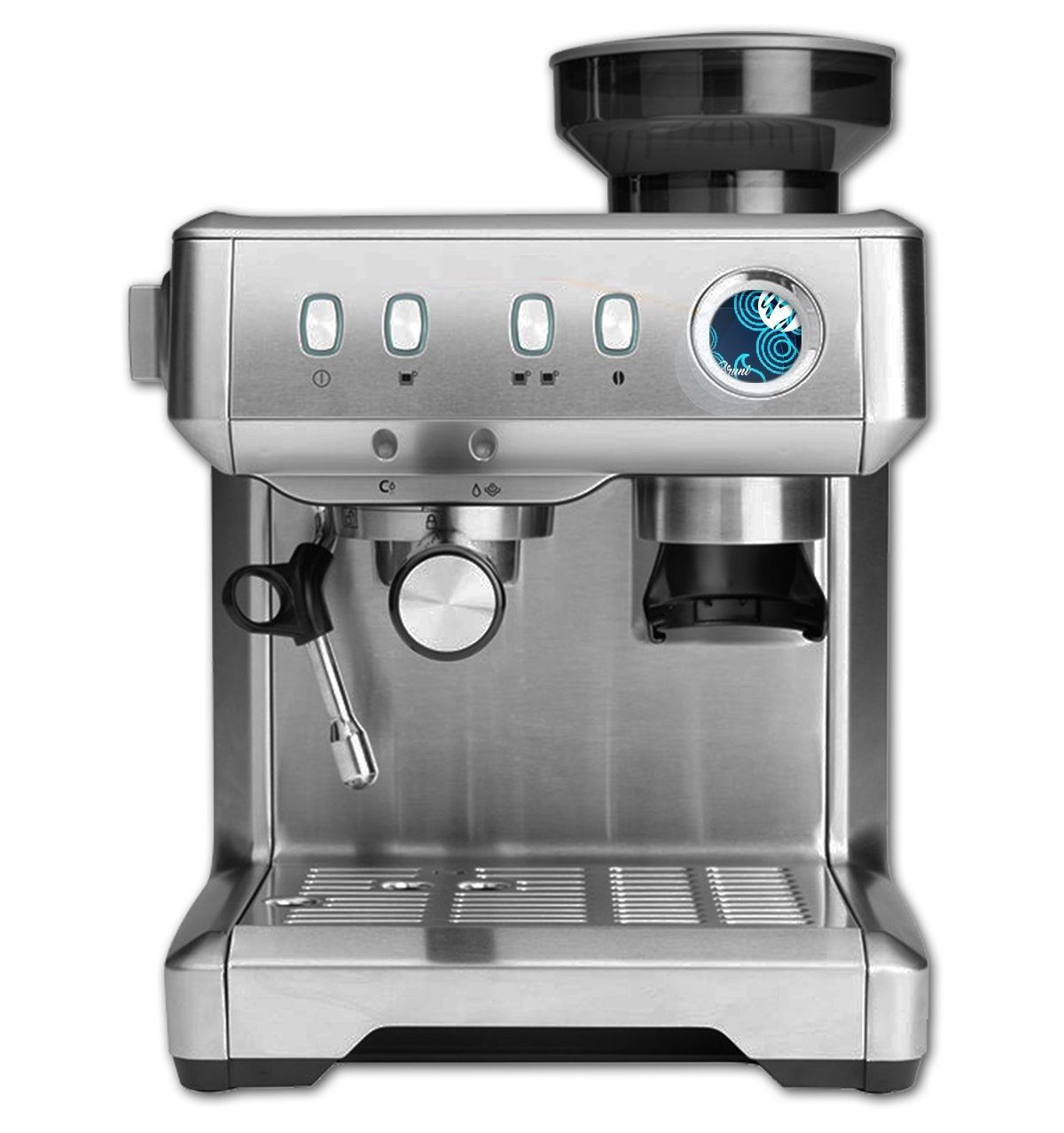 Bruni Schutzfolie für Gastroback Design Espresso Advanced Barista, (2 Folien), praktisch unsichtbar