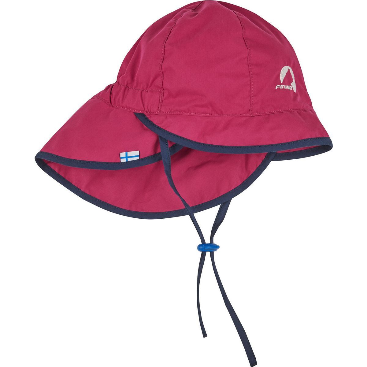 Finkid Trucker Cap Helle Leichter Sonnenhut mit Nackenschutz aus Biobaumwolle, ideal für