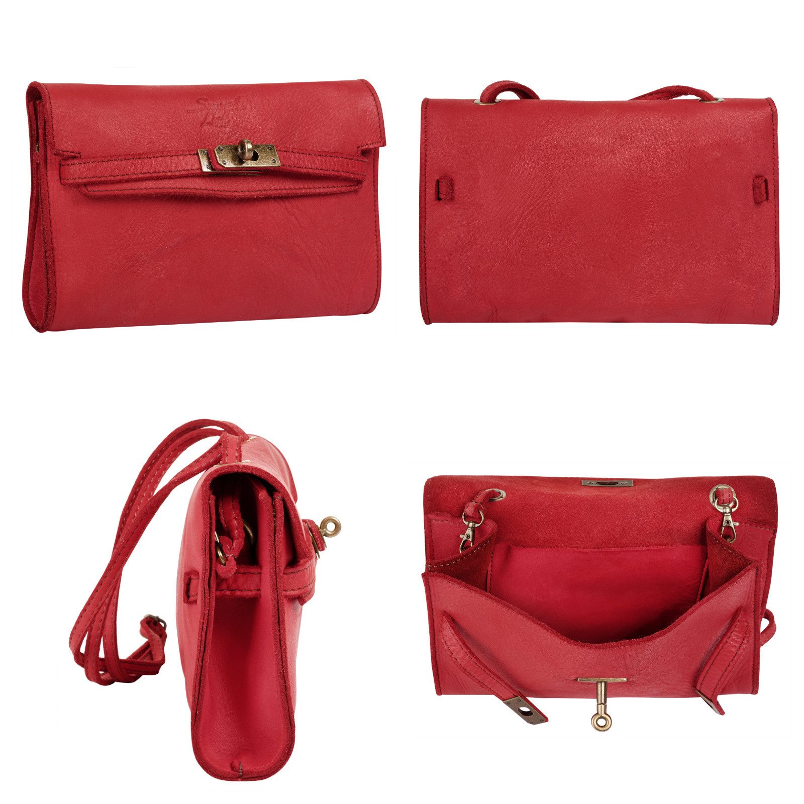 Samantha Look Umhängetasche, echt Leder, Made günstig online kaufen