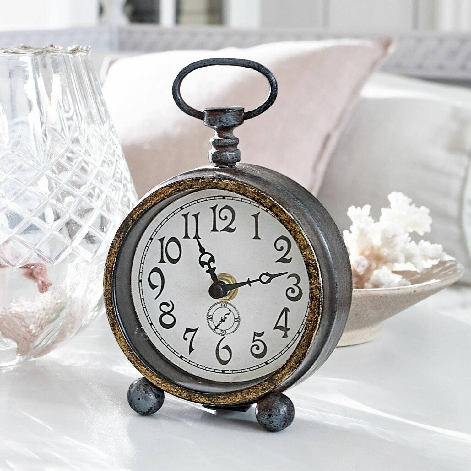 Mirabeau Wanduhr Uhr Borvin antikschwarz