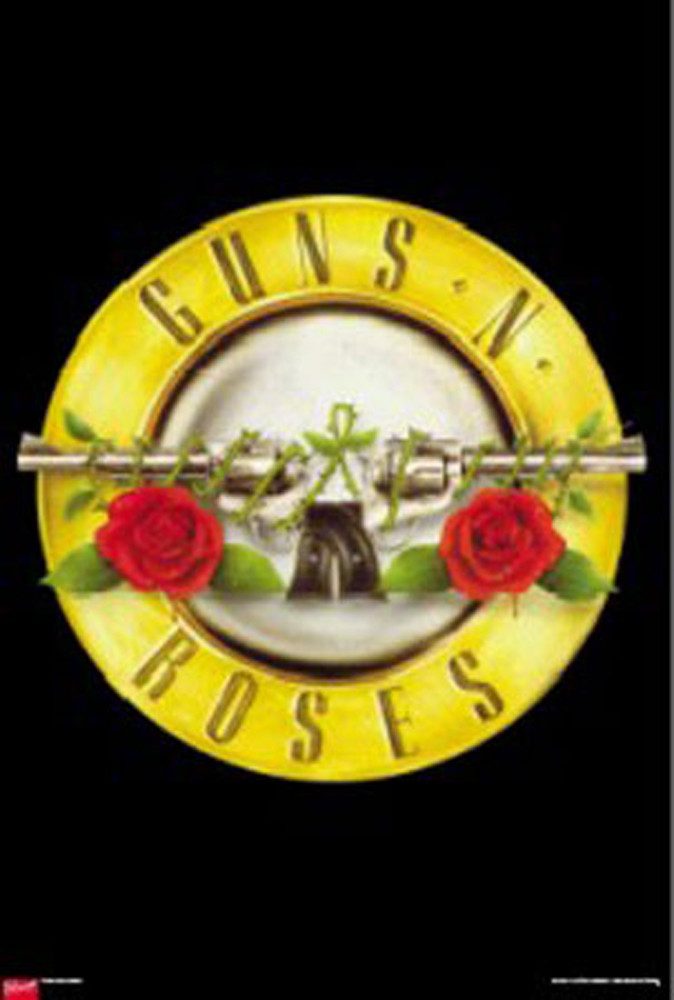 Poster Guns N Roses - Poster - Logo günstig online kaufen