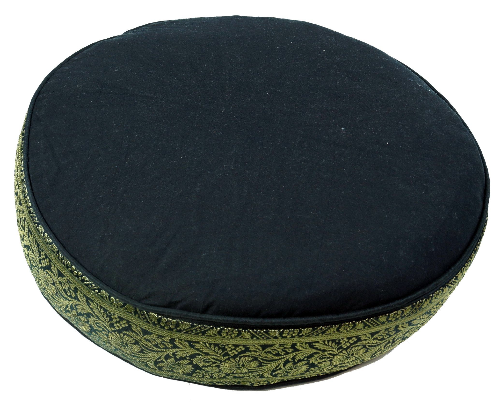 Guru-Shop Sitzkissen Orientalisches rundes Patchwork Kissen 40 cm,..