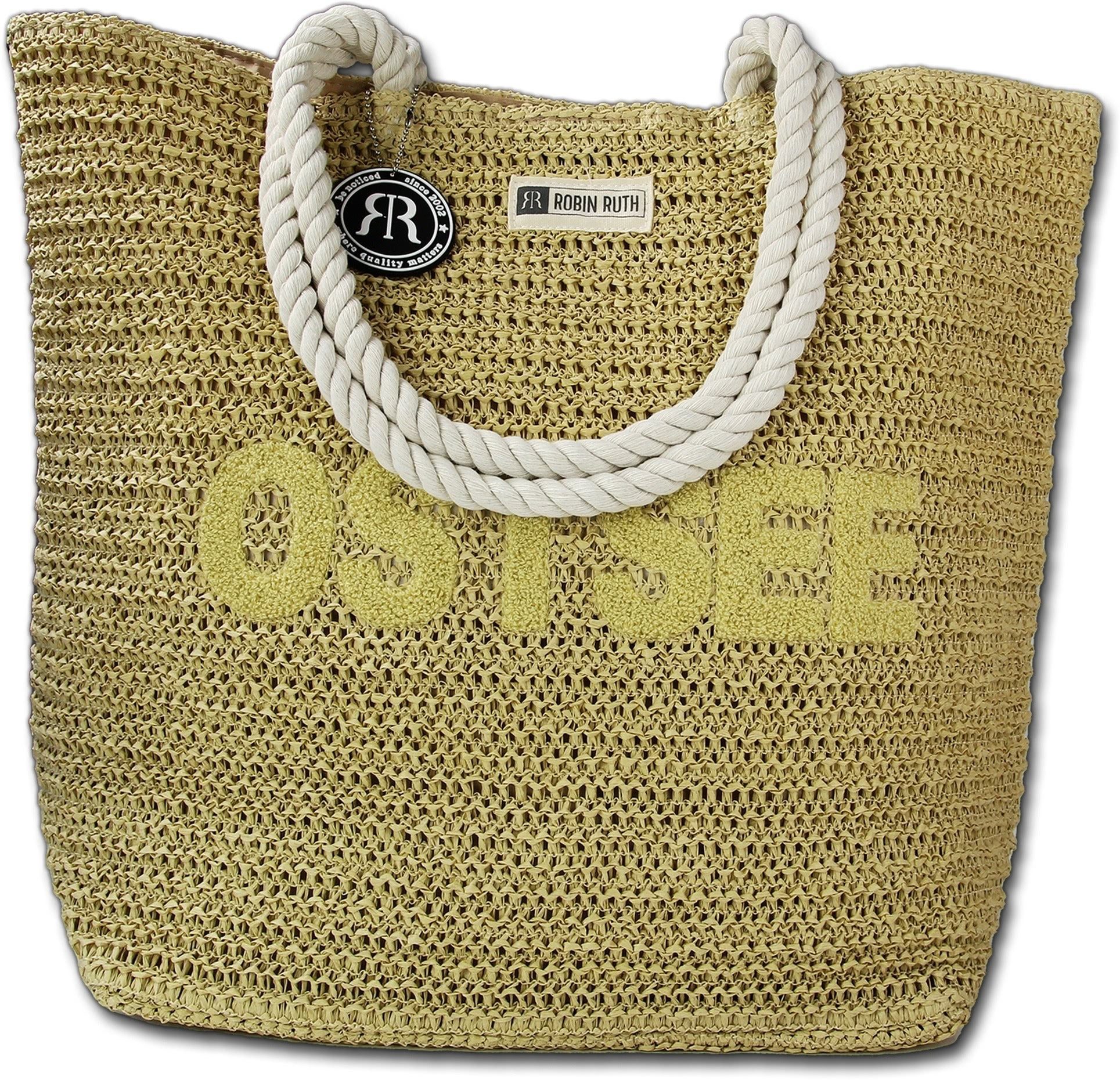 Robin Ruth Tragetasche beige natur Robin Ruth Tasche Papier, Damen, Jugend Tasche Echtes Papier beige, natur