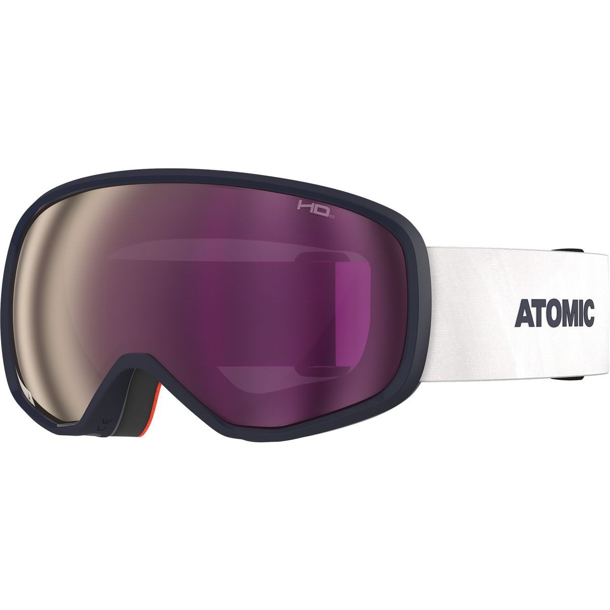 Atomic Skibrille Revent M HD, Bietet optimierte Sicht und Komfort mit HD Technologie, Live Fit
