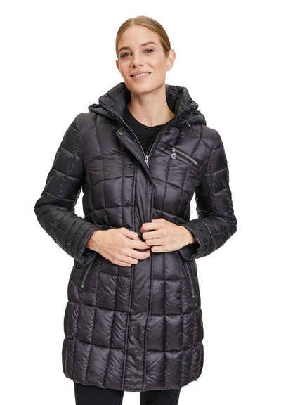 Gil Bret Steppjacke mit glänzender Oberfläche