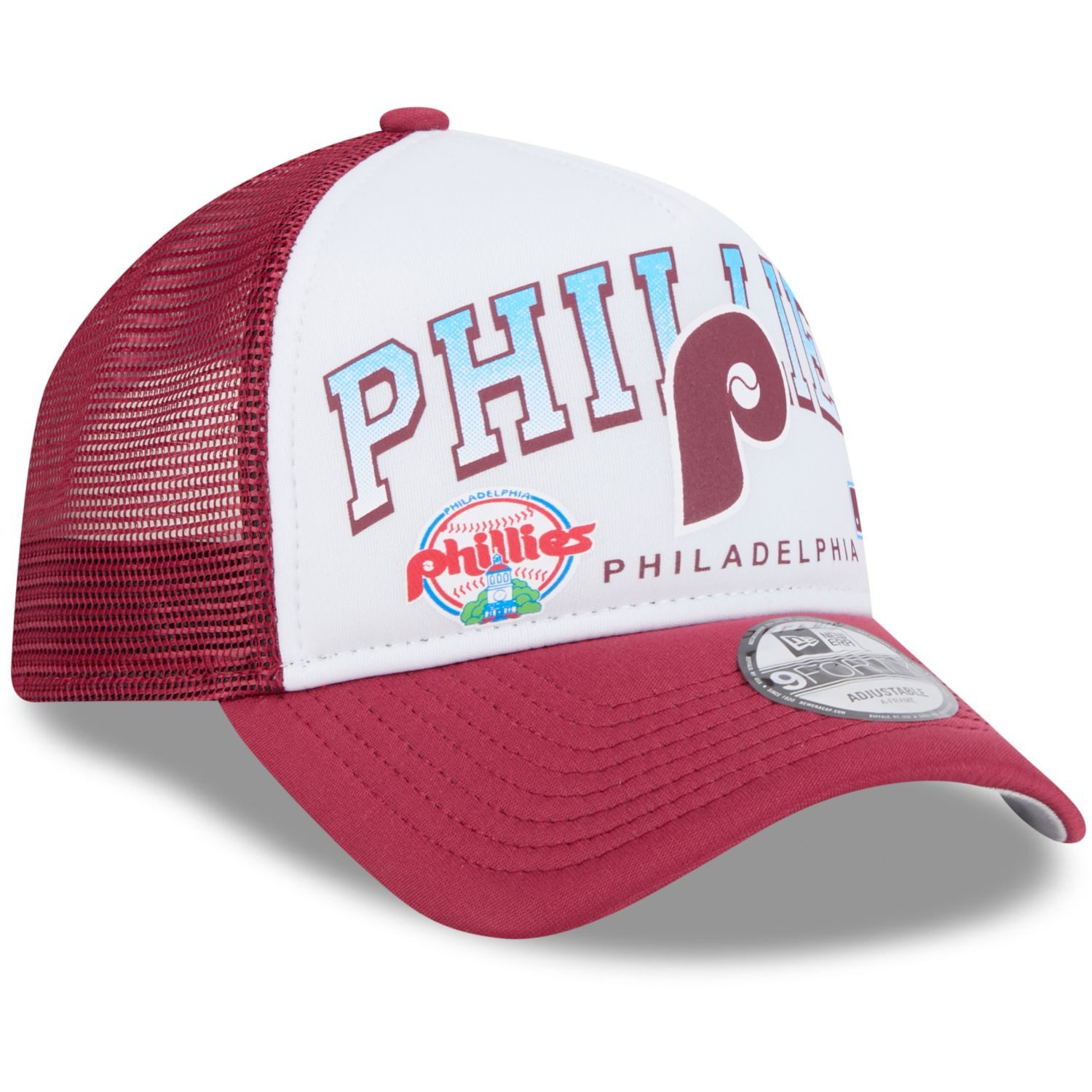 New Era Trucker Cap AFrame Trucker RETRO Philadelphia Phillies
